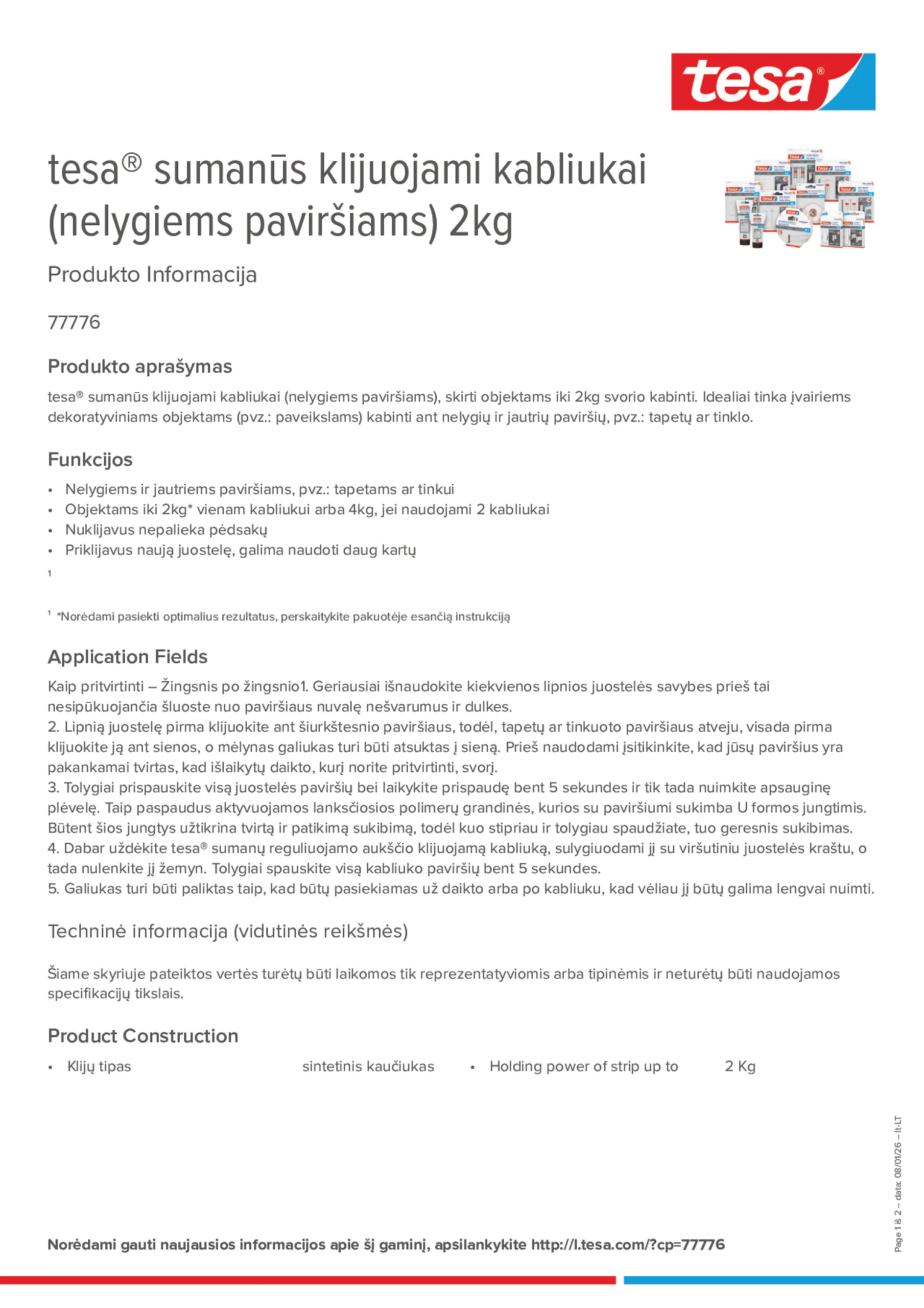 Product information_tesa® 77776_lt-LT