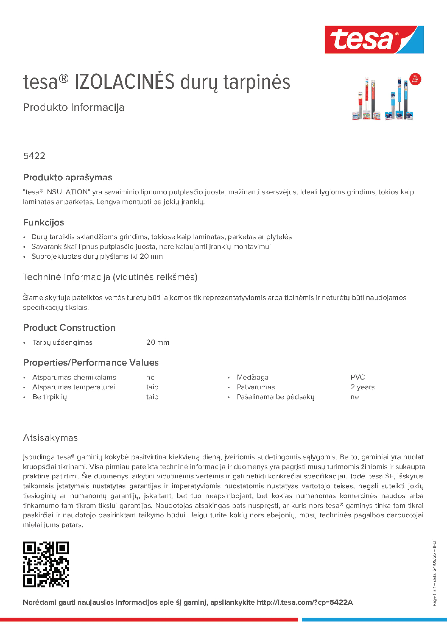 Product information_tesa® 05422_lt-LT