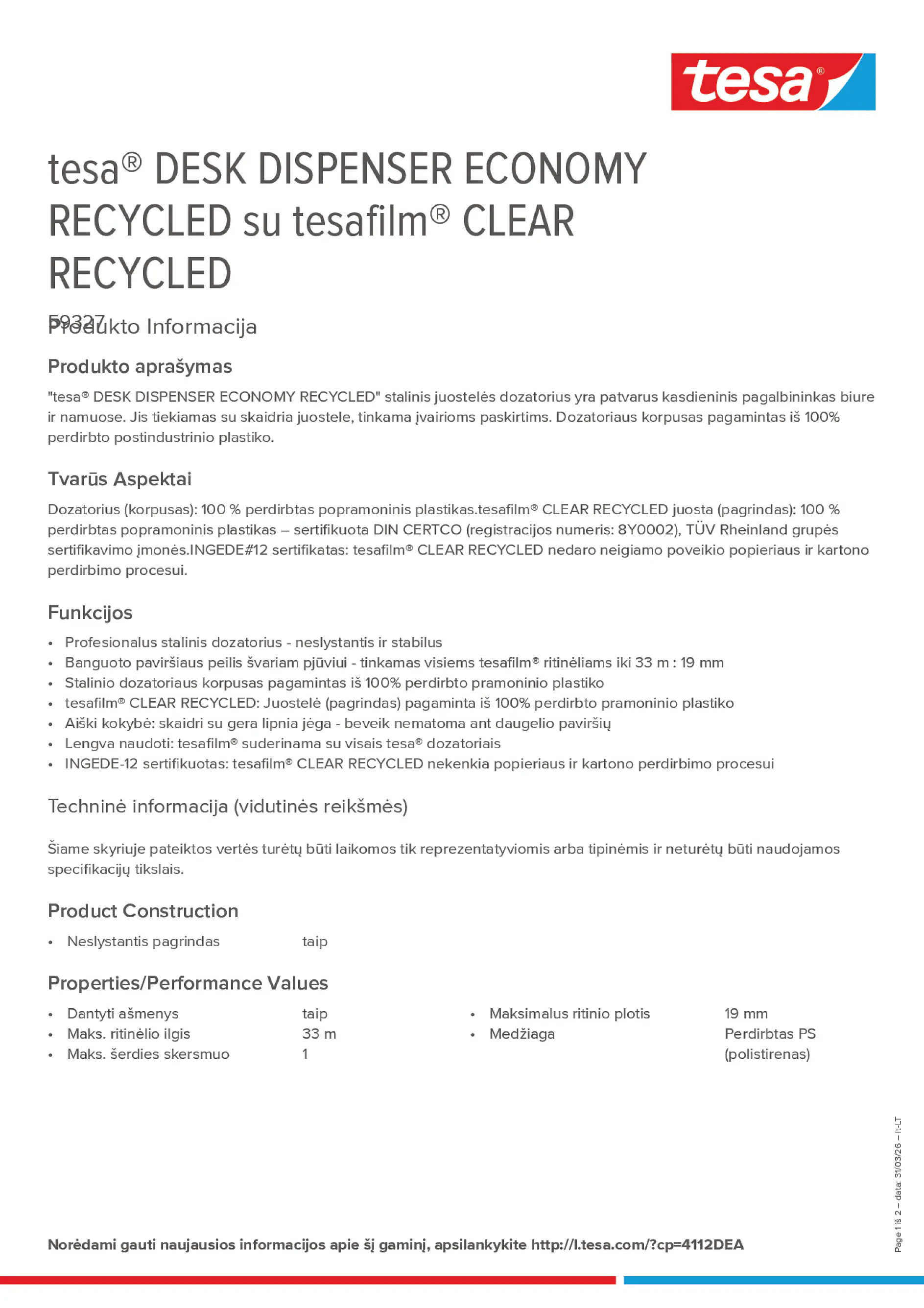 Product information_tesa® 4112DEA_lt-LT
