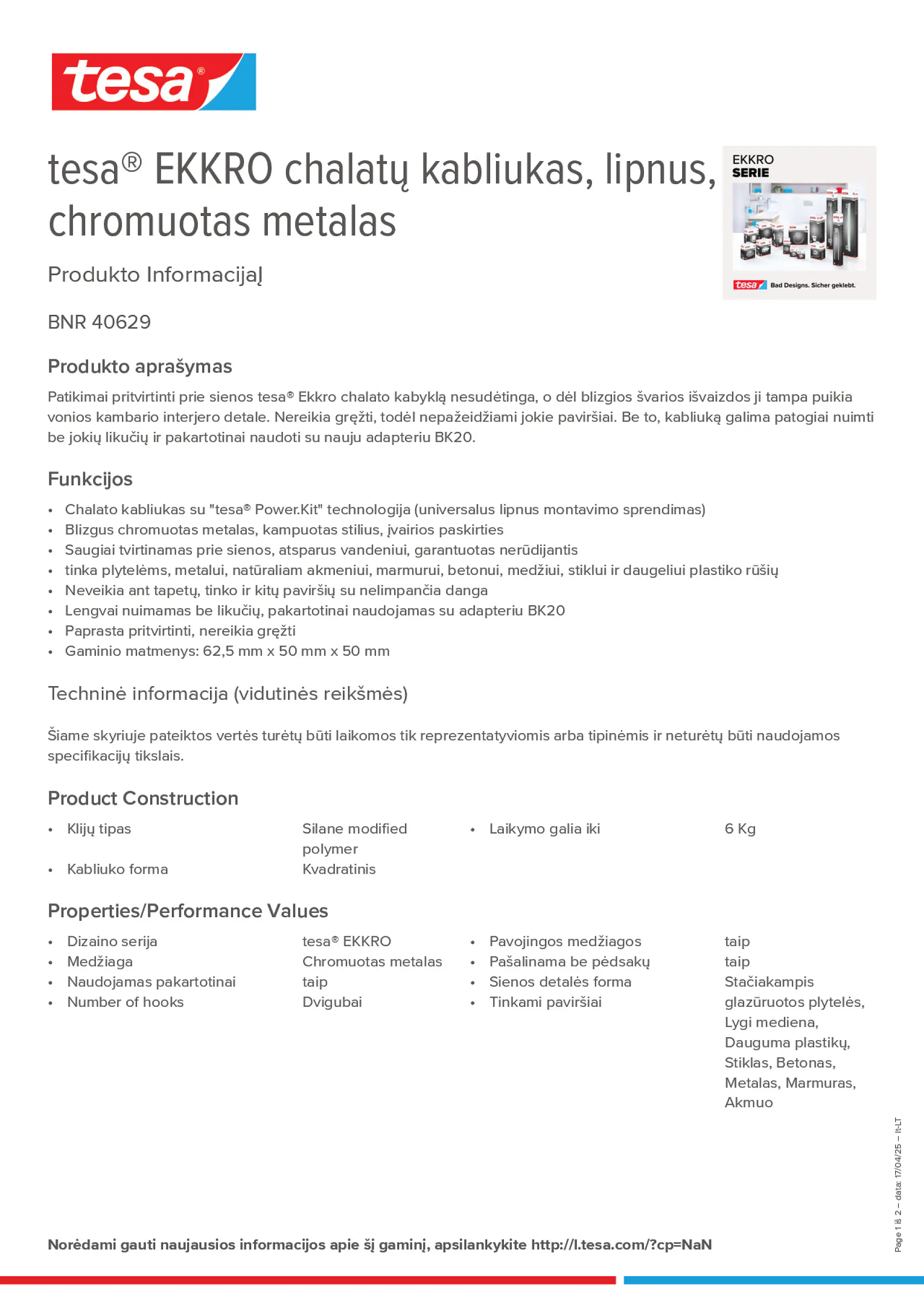 Product information_tesa® 40629_lt-LT