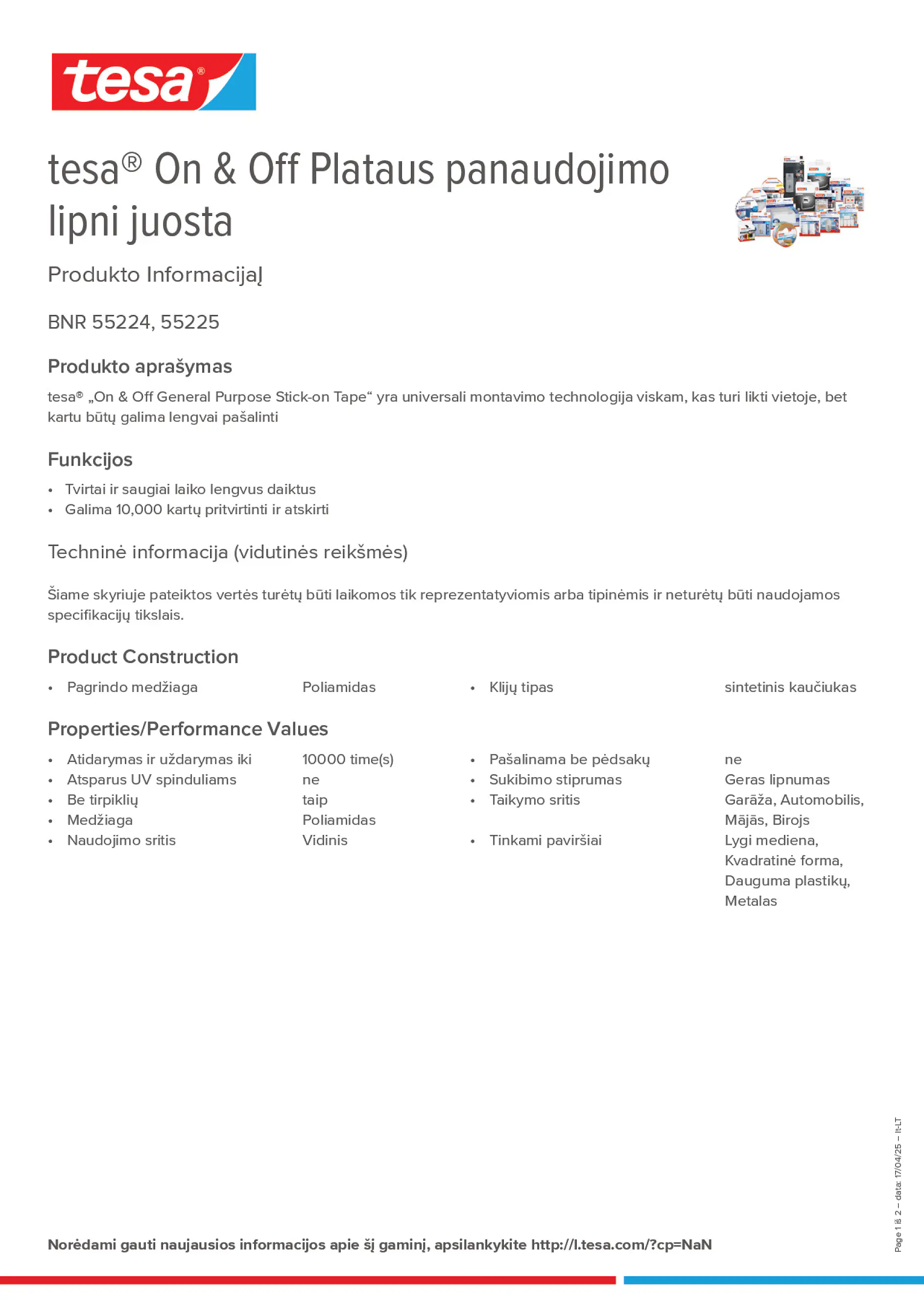 Product information_tesa® On & Off 55225_lt-LT