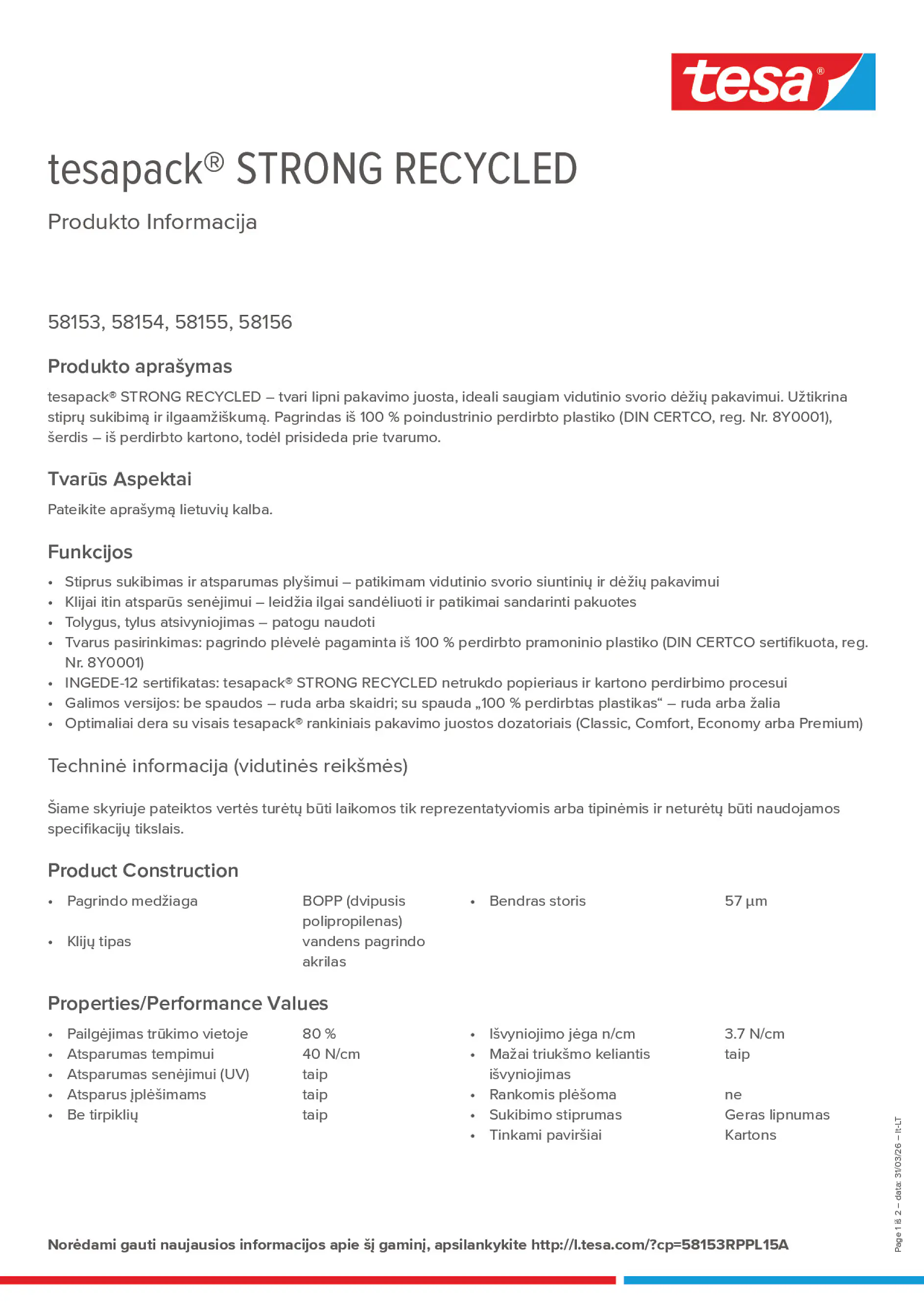 Product information_tesapack® 58153RPPL15A_lt-LT