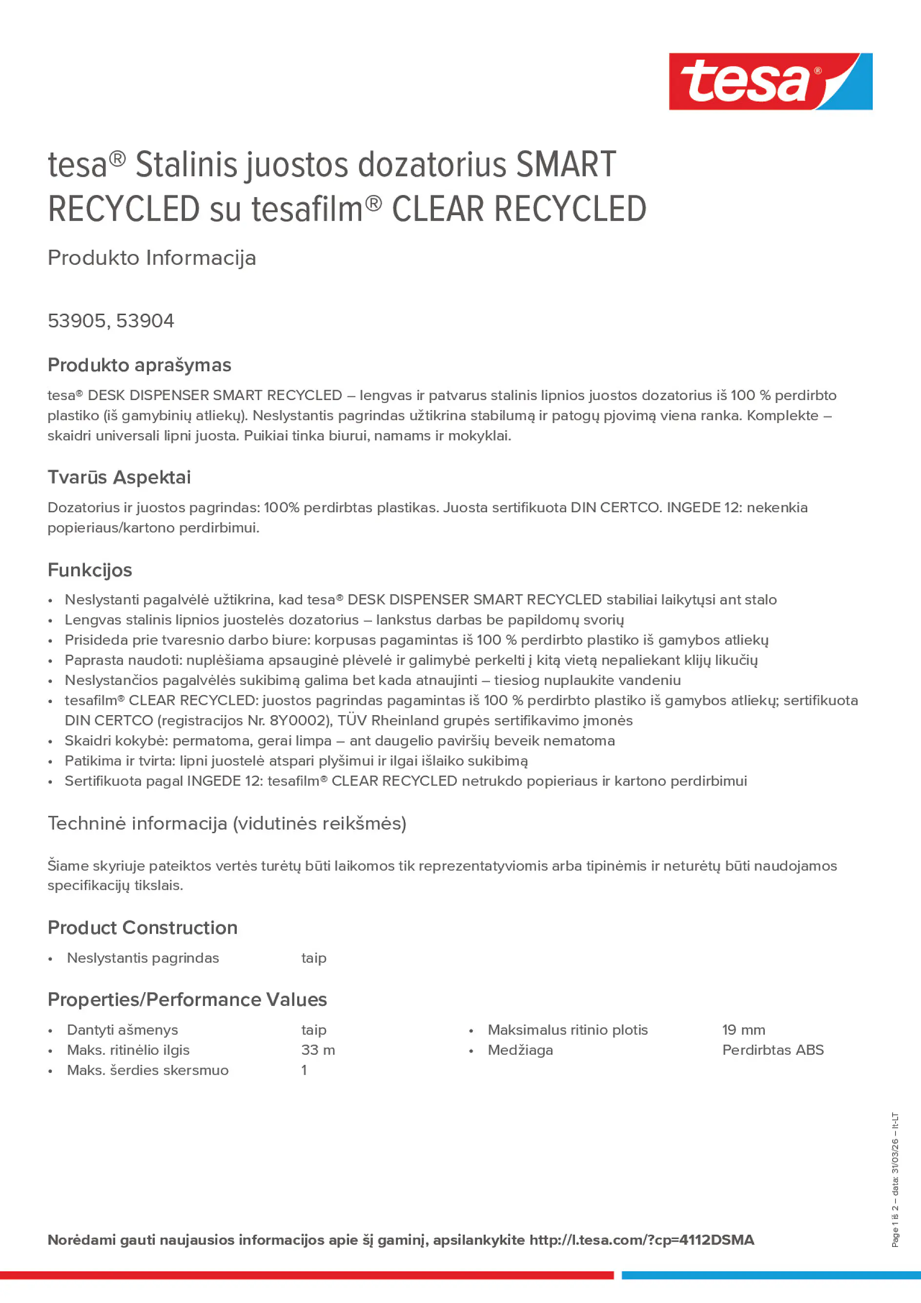 Product information_tesa® 4112DSMA_lt-LT