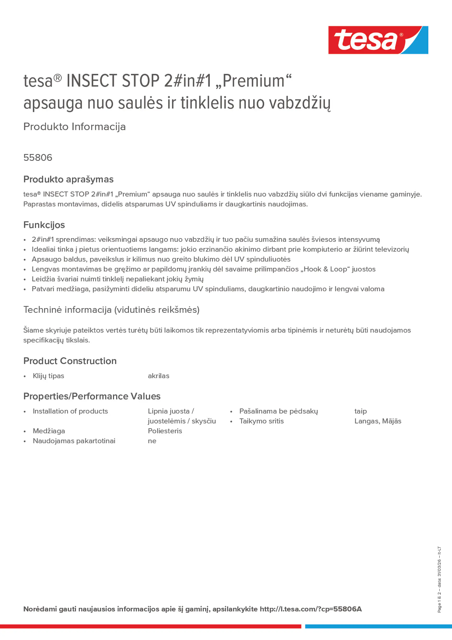 Product information_tesa® 55806A_lt-LT
