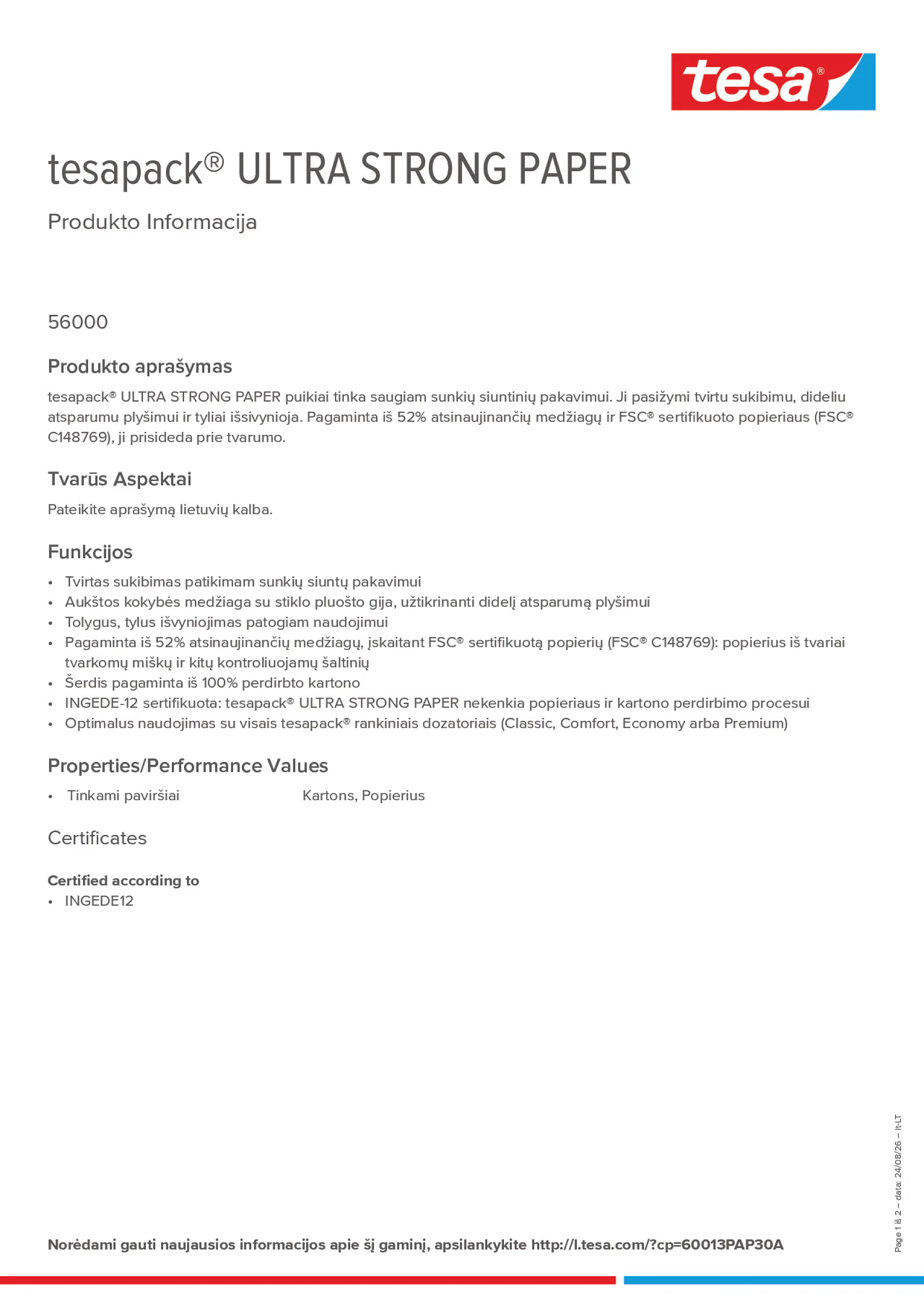 Product information_tesapack® 60013PAP30A_lt-LT