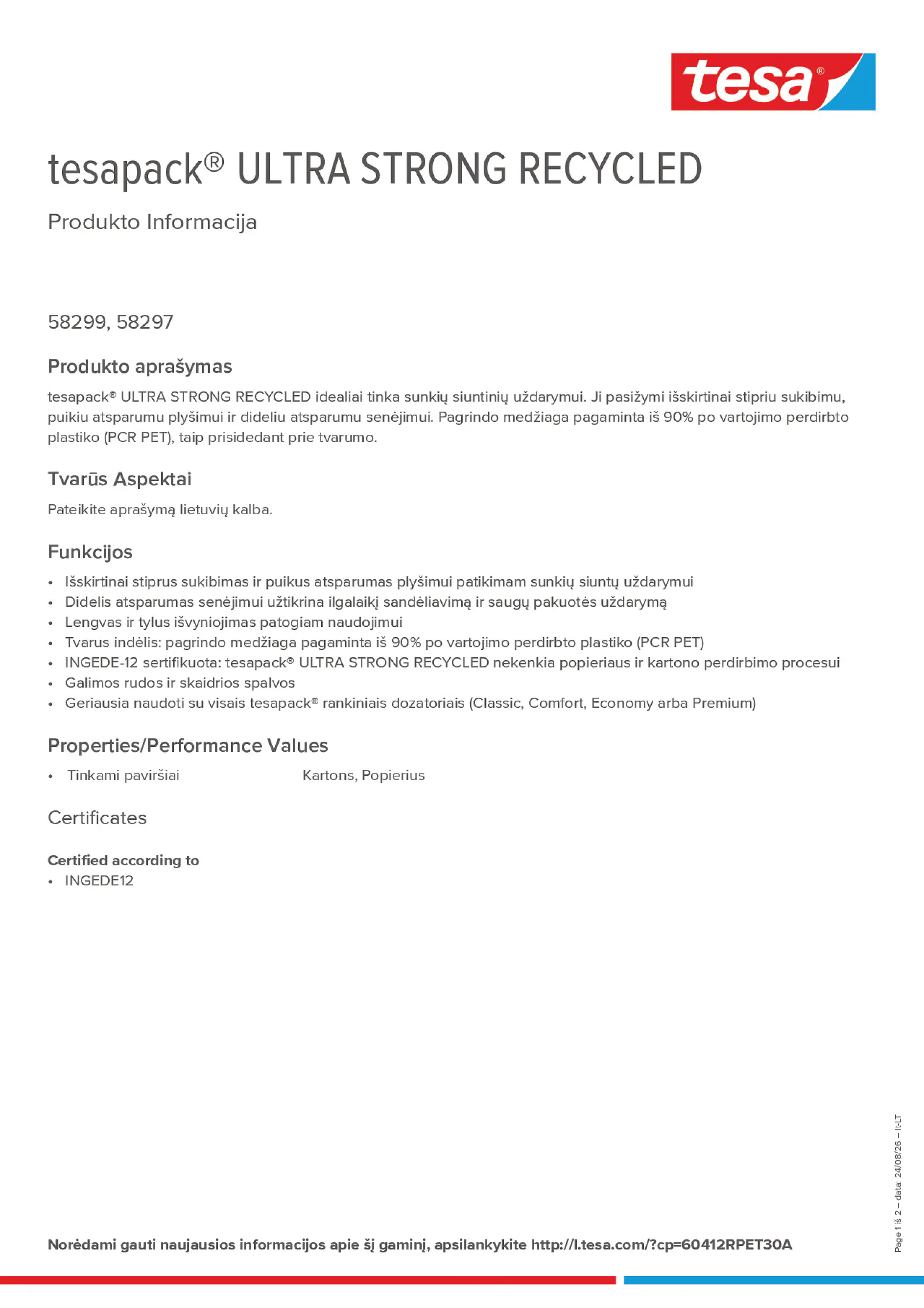 Product information_tesapack® 60412RPET30A_lt-LT