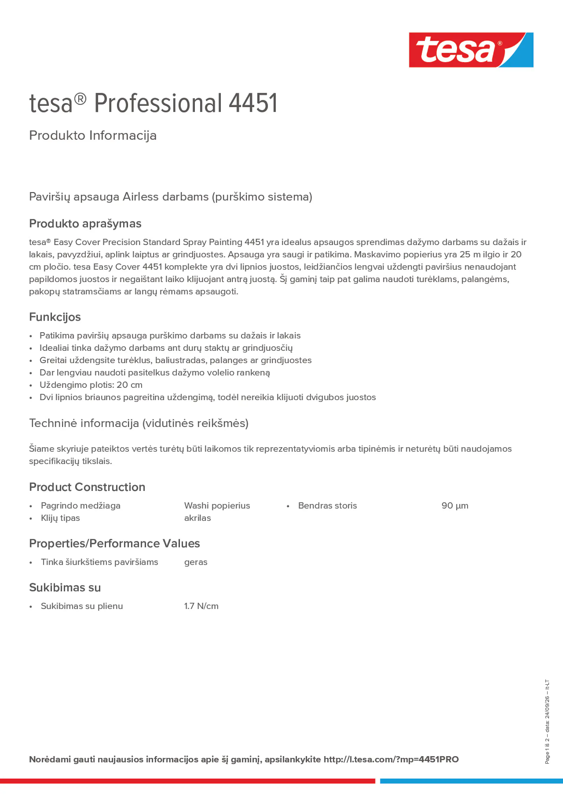 Product information_tesa® Professional 04451_lt-LT