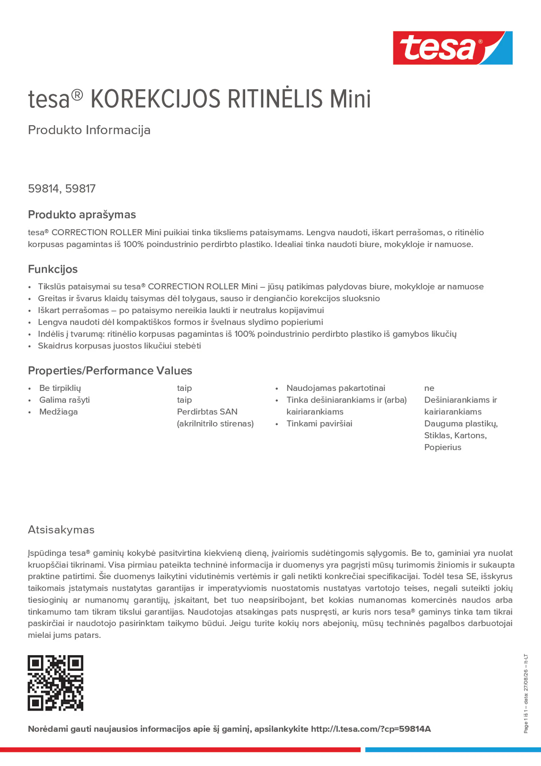 Product information_tesa® 59814A_lt-LT
