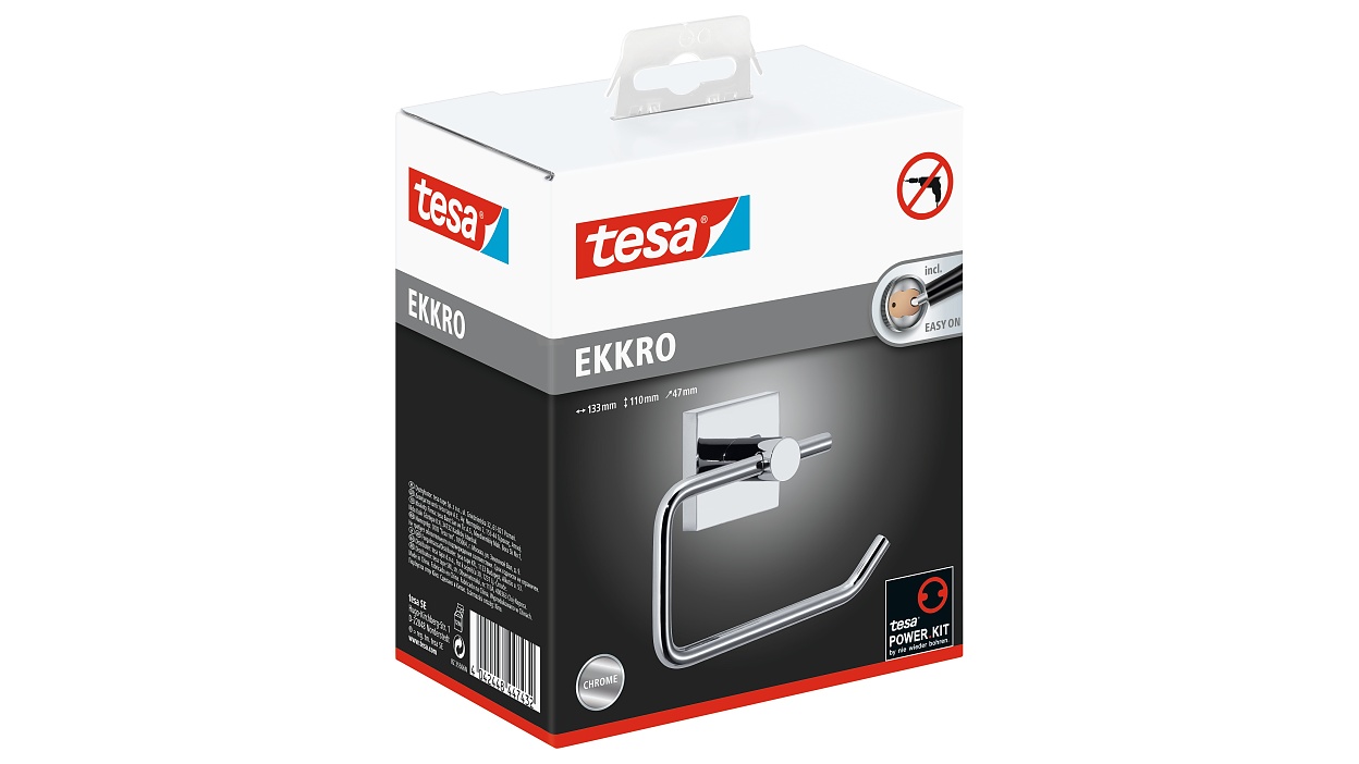 [en-en] tesa Ekkro Toilet Roll Holder w/o Lid