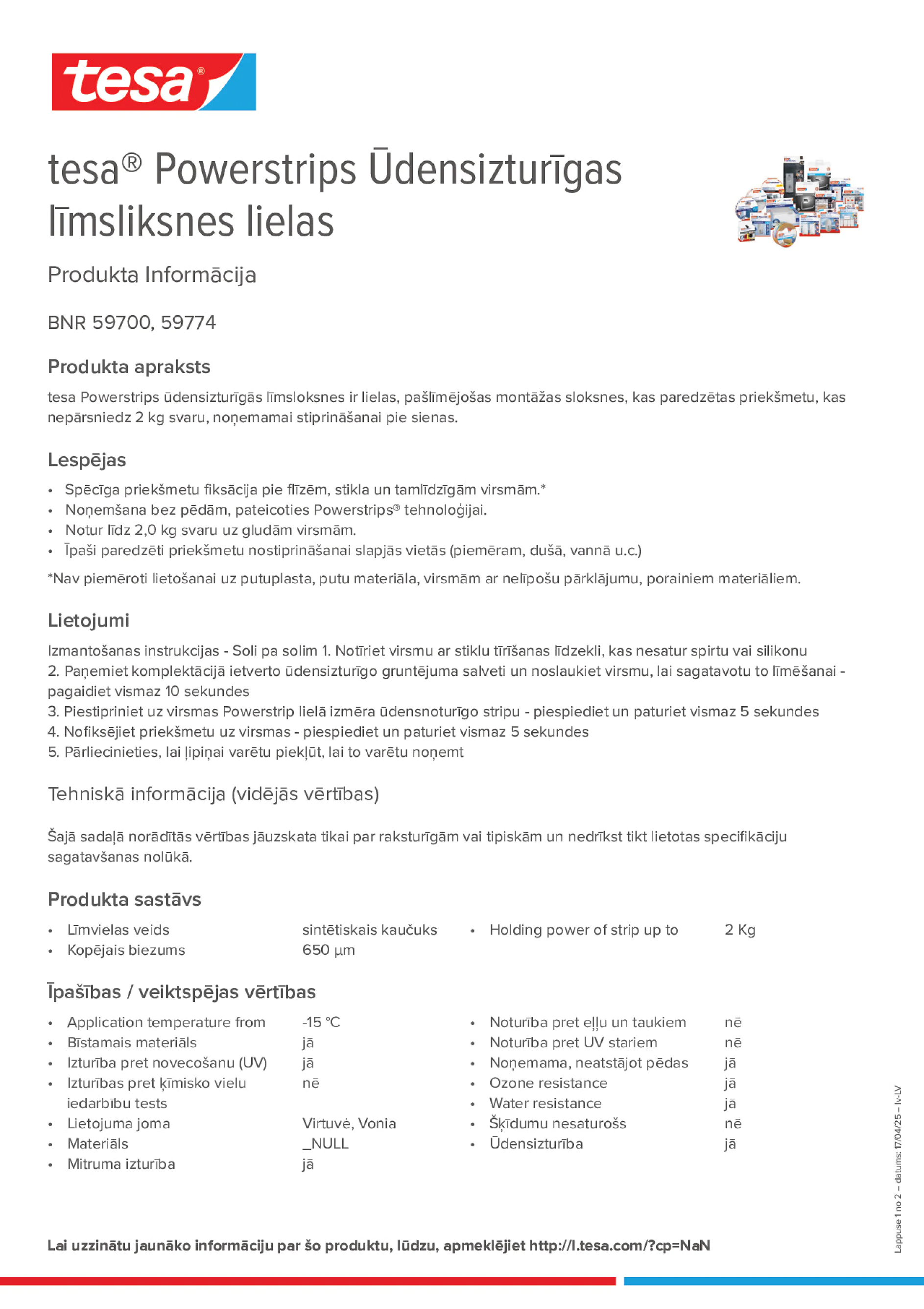 Product information_tesa® Powerstrips 59700_lv-LV