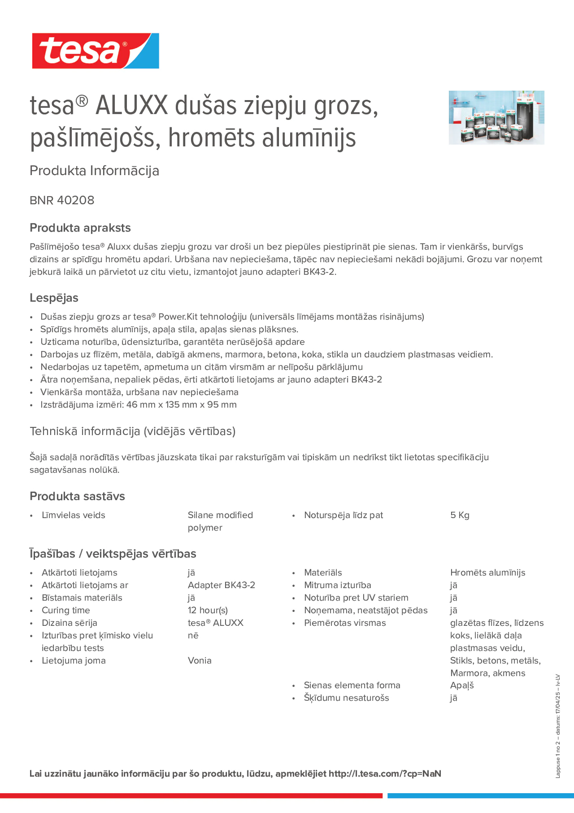 Product information_tesa® 40208_lv-LV