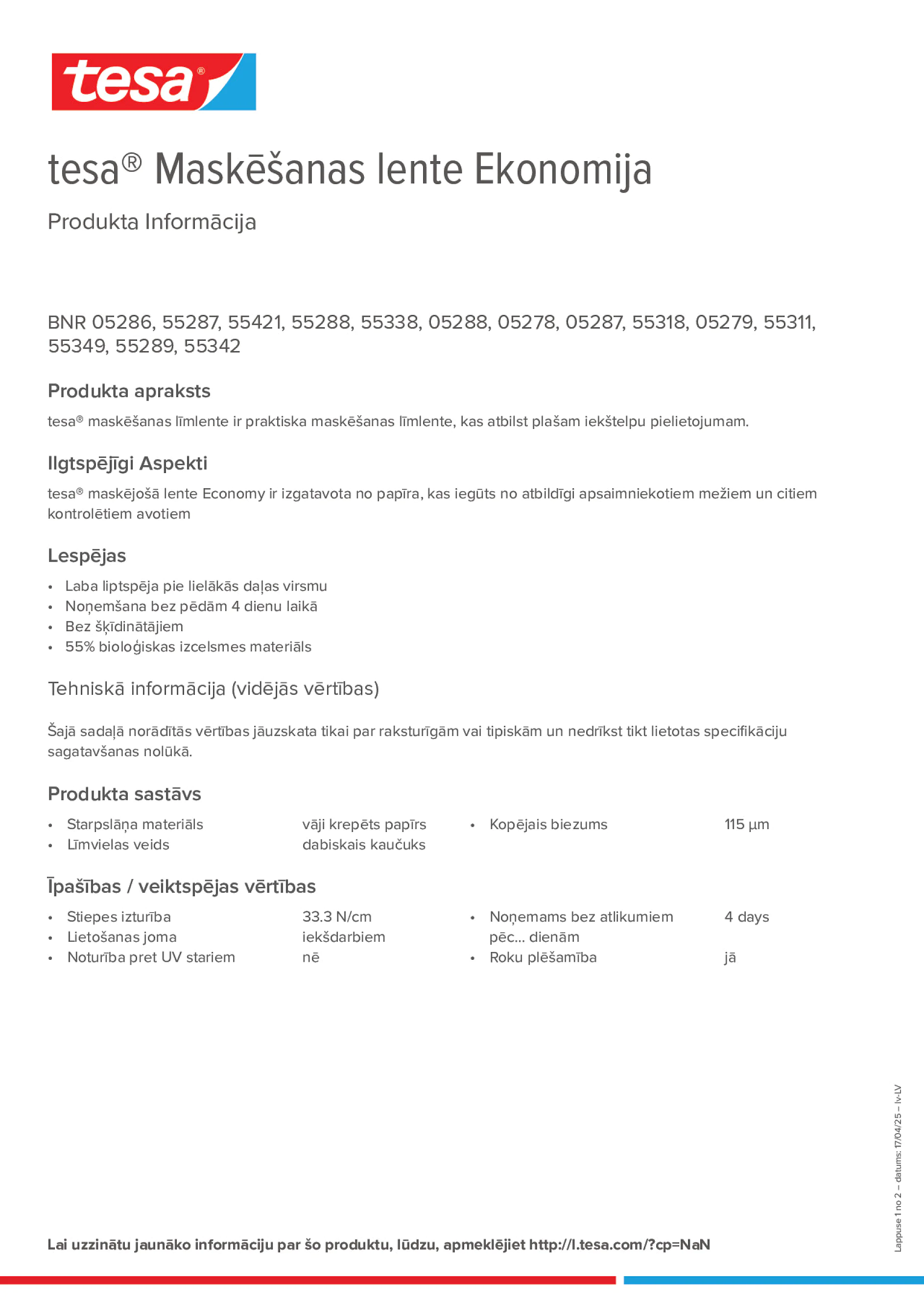 Product information_tesa® 55287_lv-LV