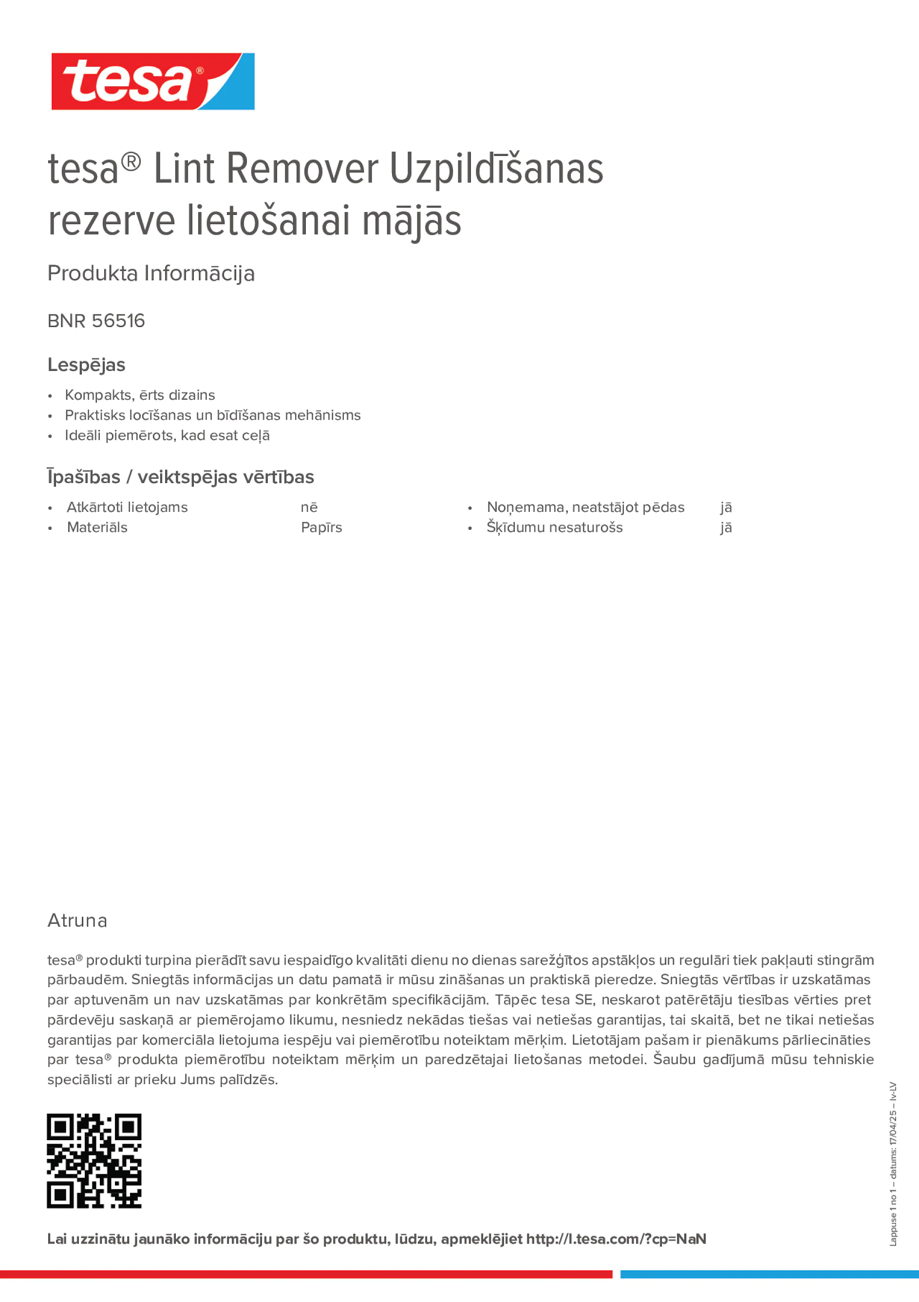Product information_tesa® 56516_lv-LV