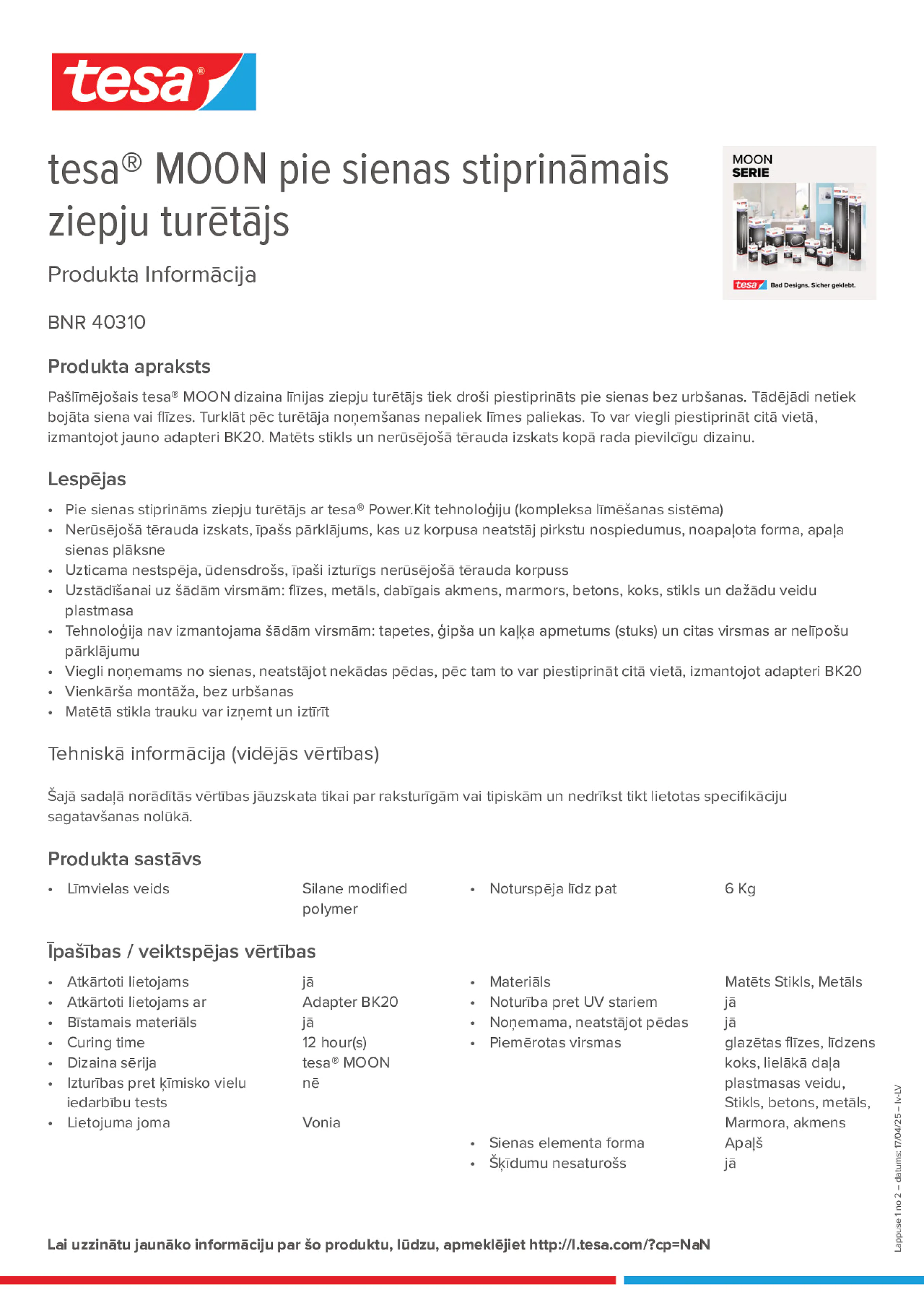 Product information_tesa® 40310_lv-LV