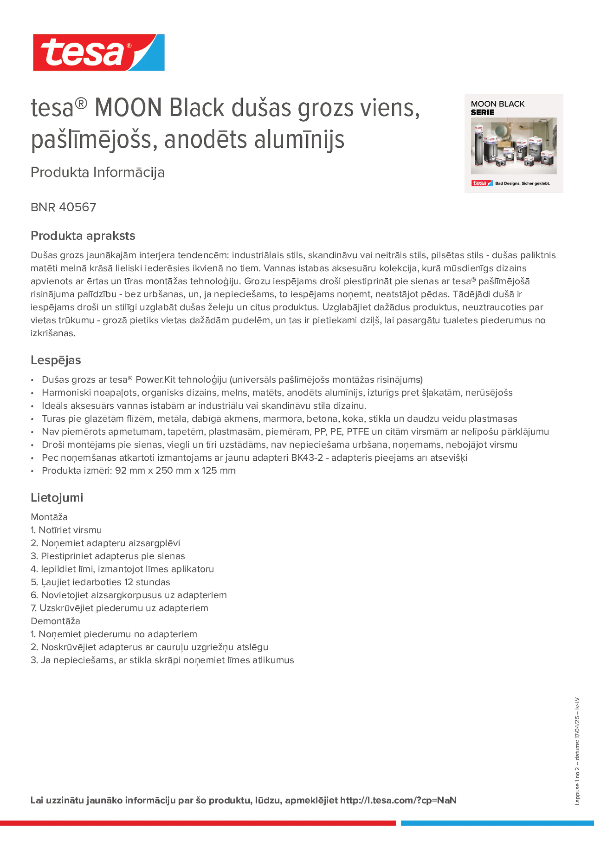 Product information_tesa® 40567_lv-LV