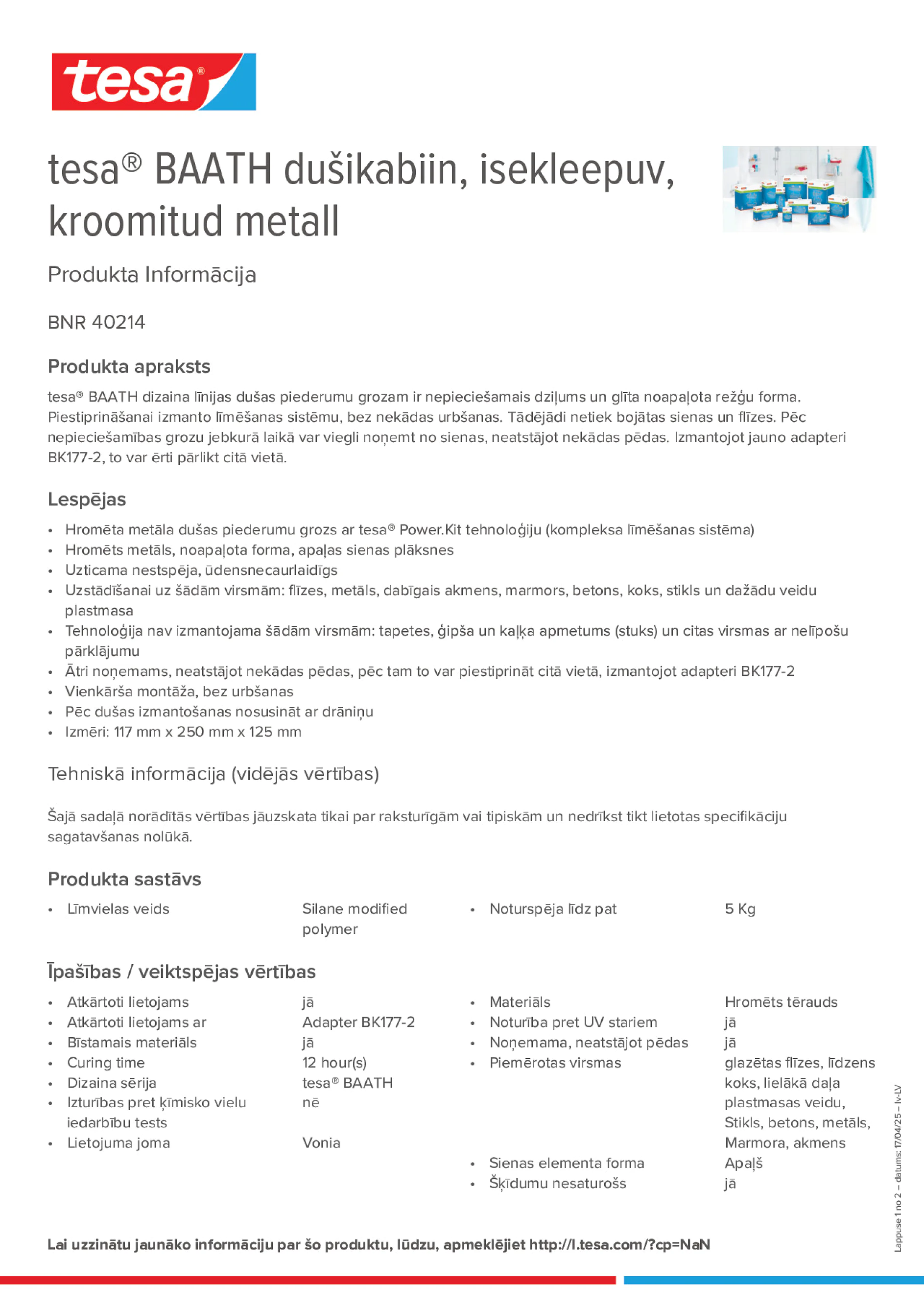 Product information_tesa® 40214_lv-LV