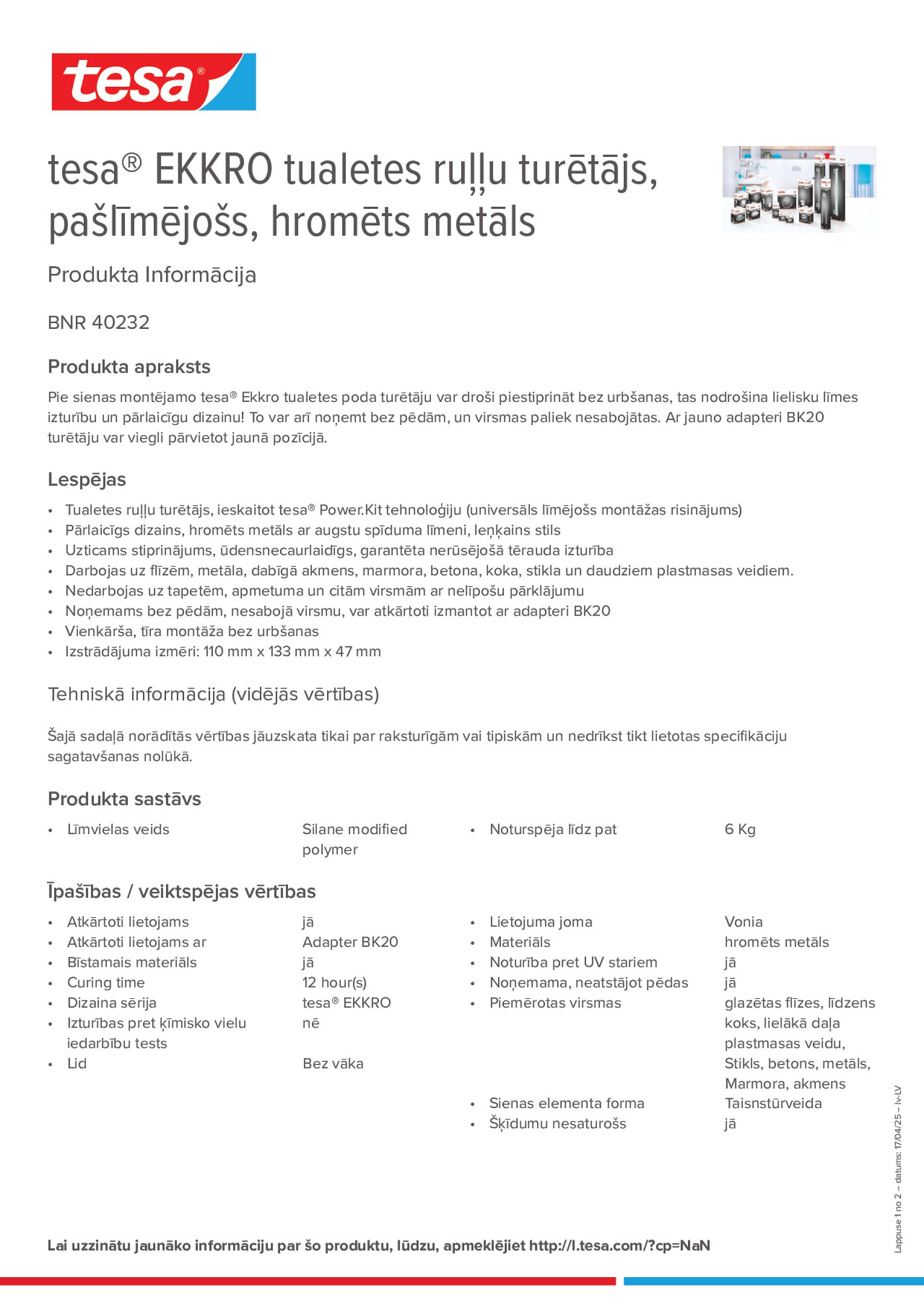 Product information_tesa® 40232_lv-LV