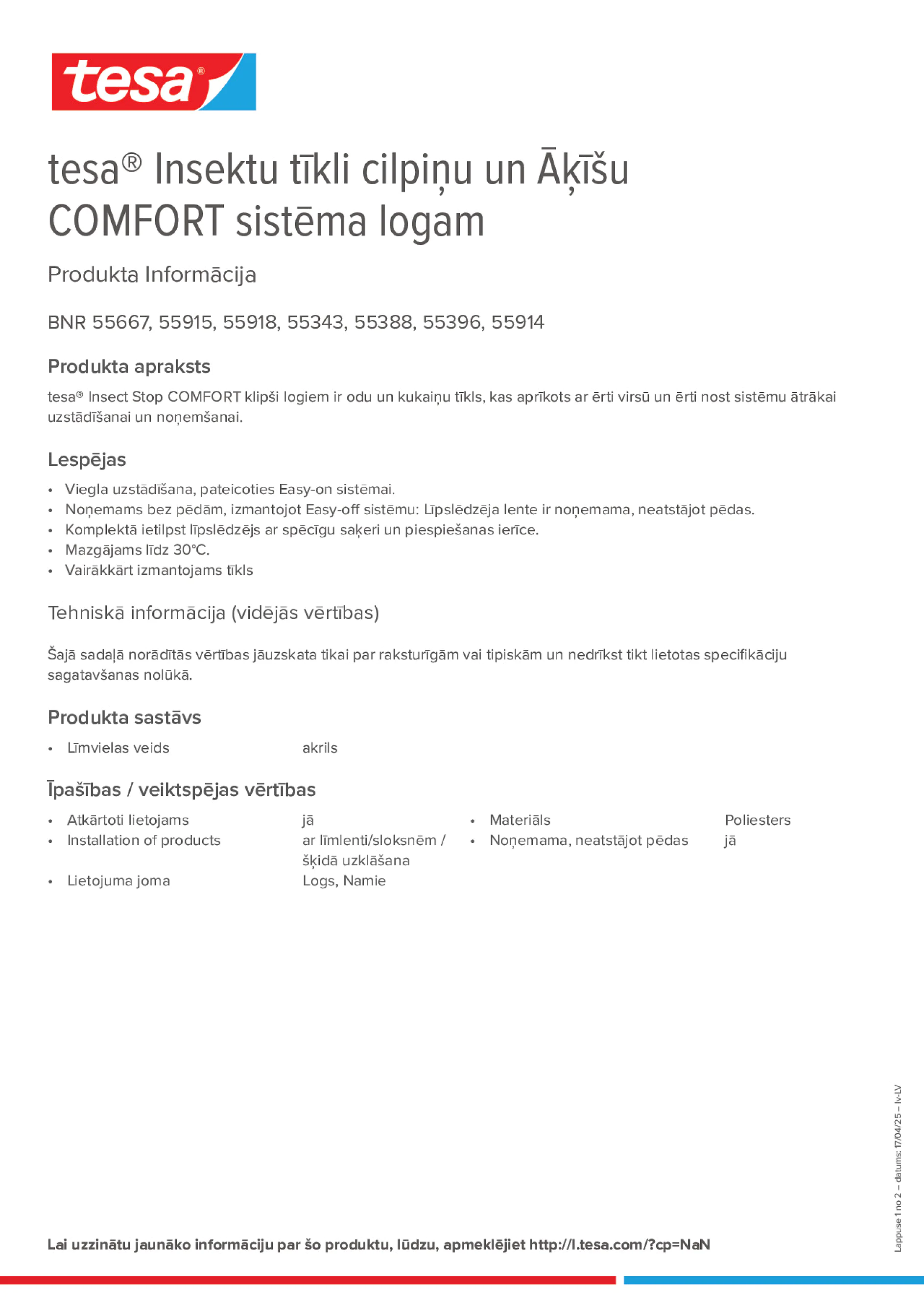 Product information_tesa® 55667_lv-LV