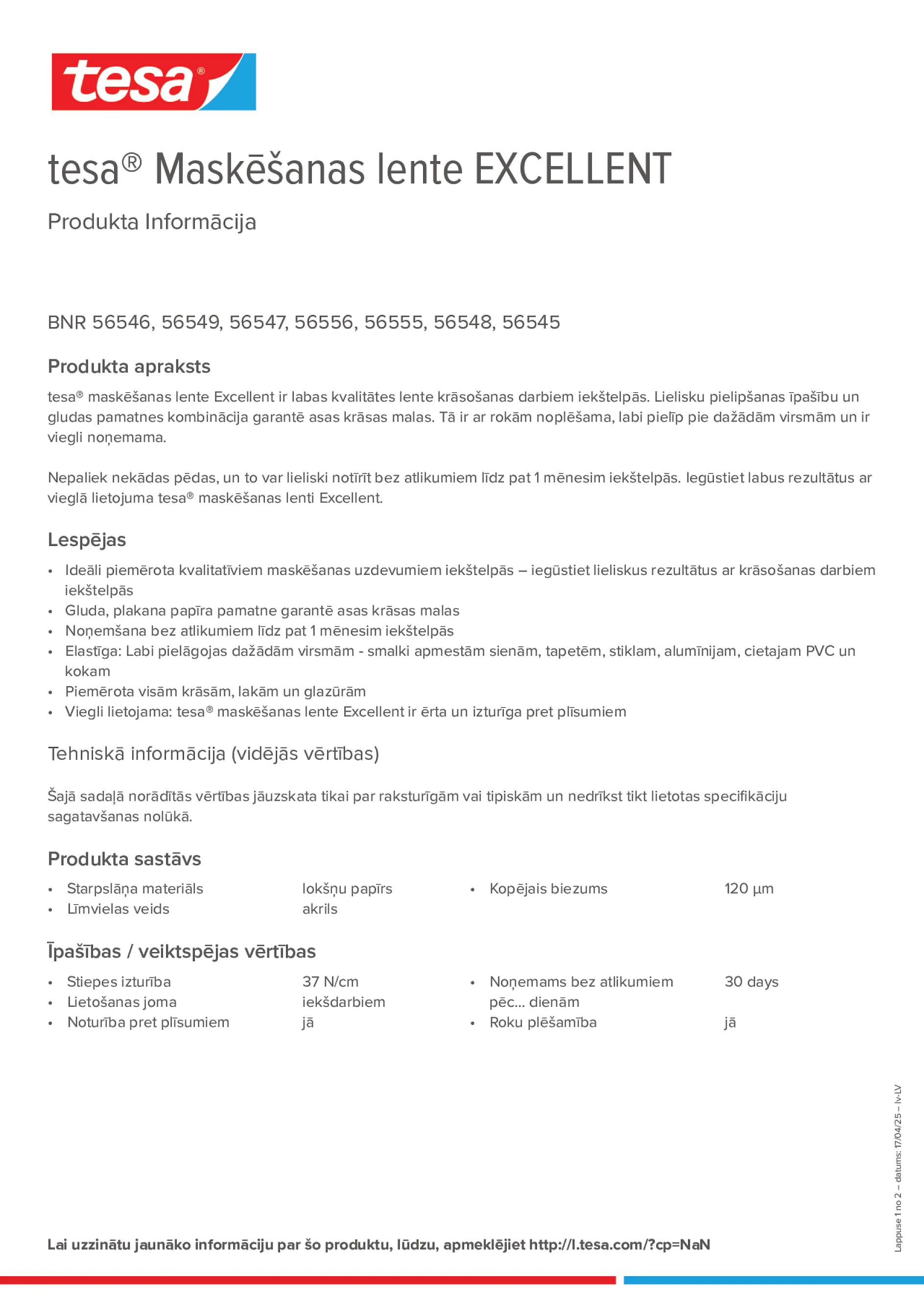 Product information_tesa® 56548_lv-LV