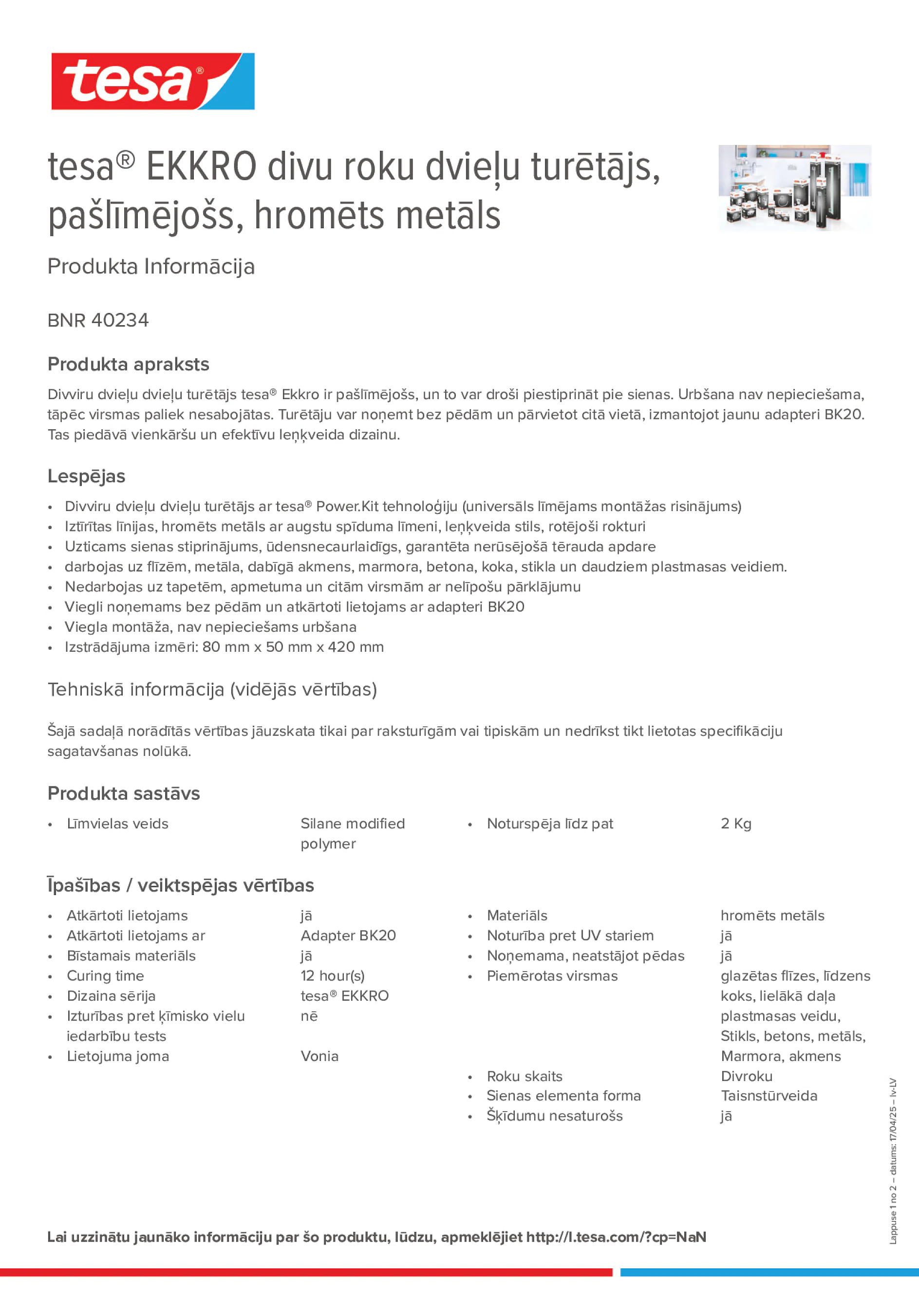 Product information_tesa® 40234_lv-LV