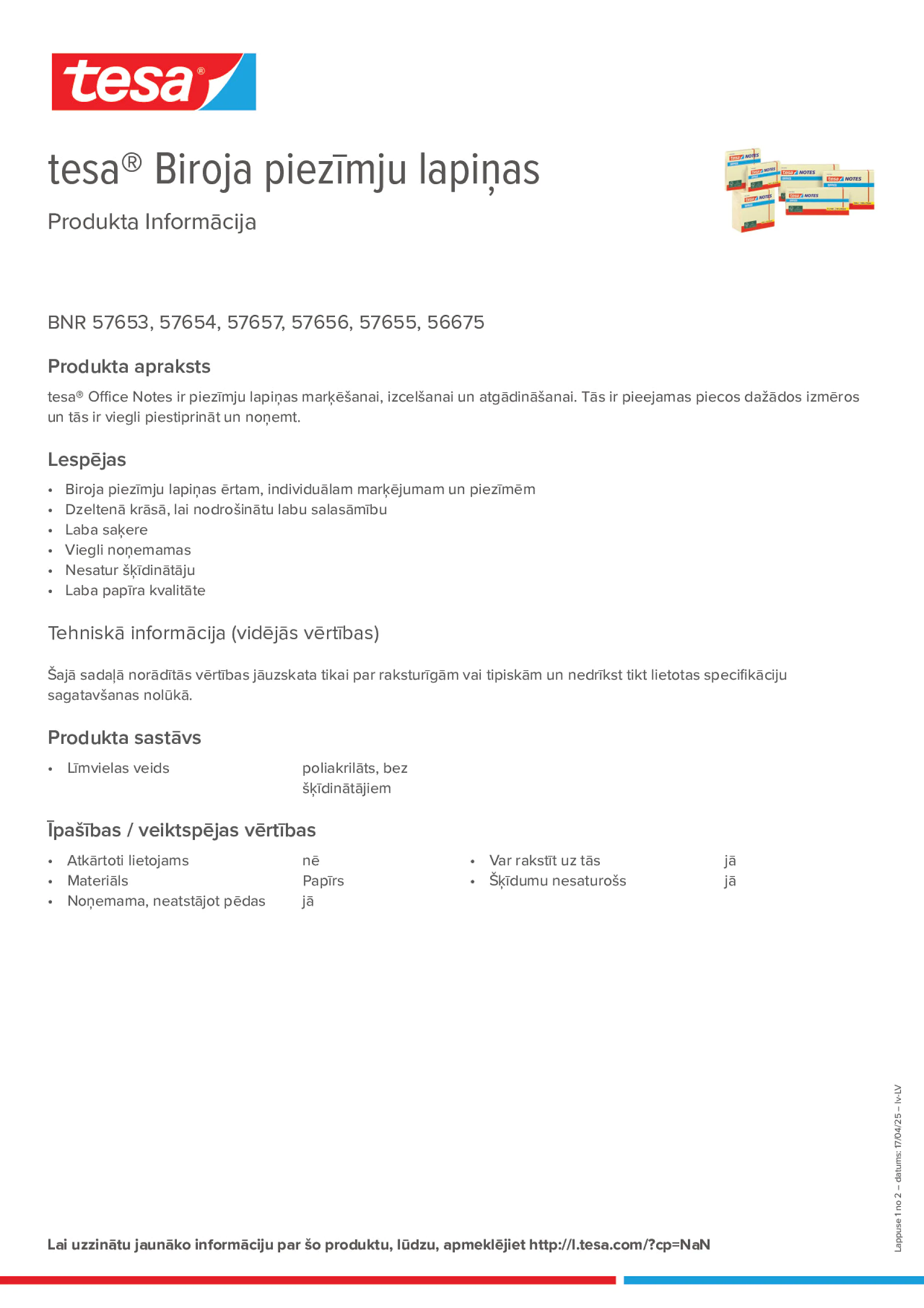 Product information_tesa® 57655_lv-LV