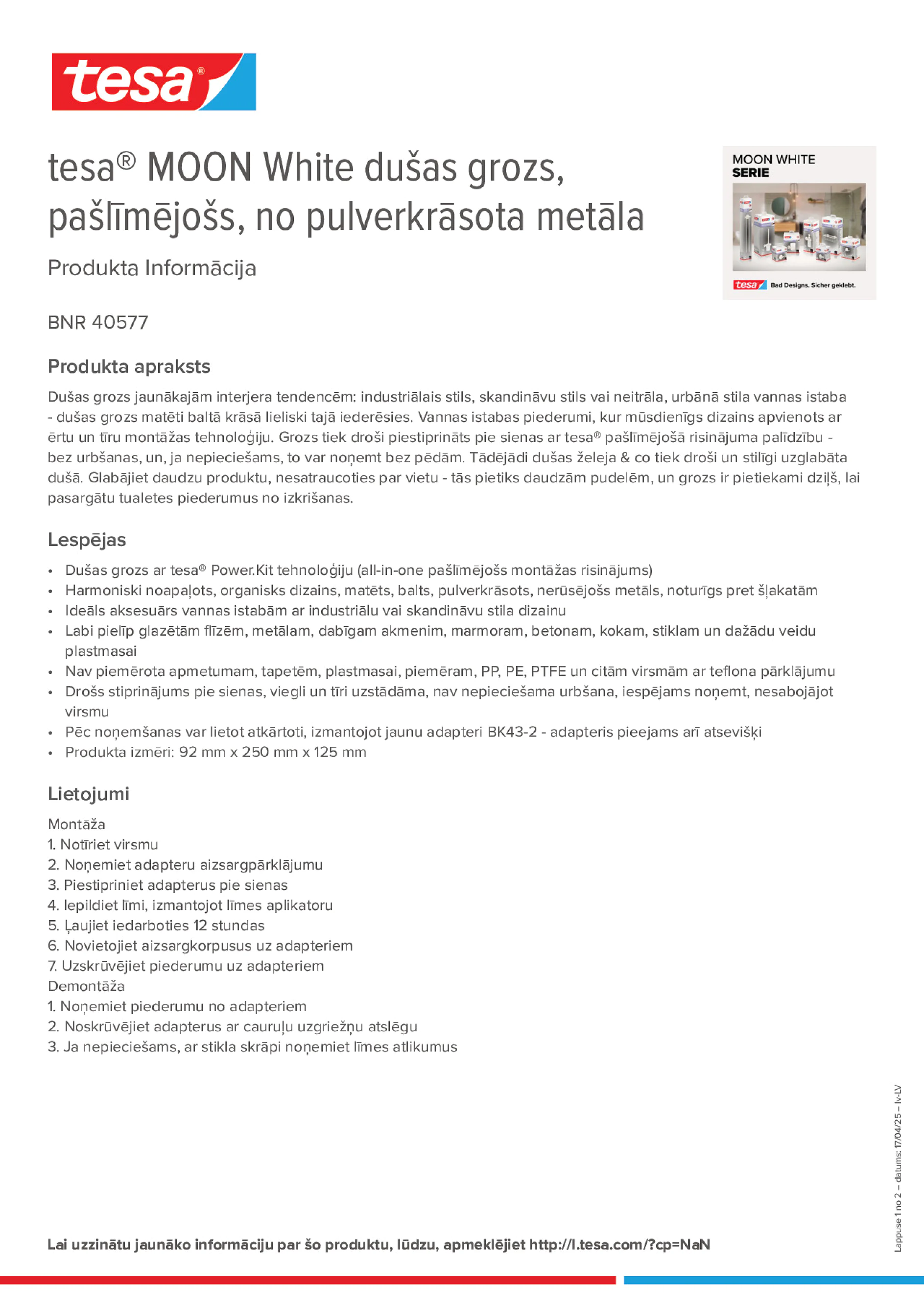 Product information_tesa® 40577_lv-LV