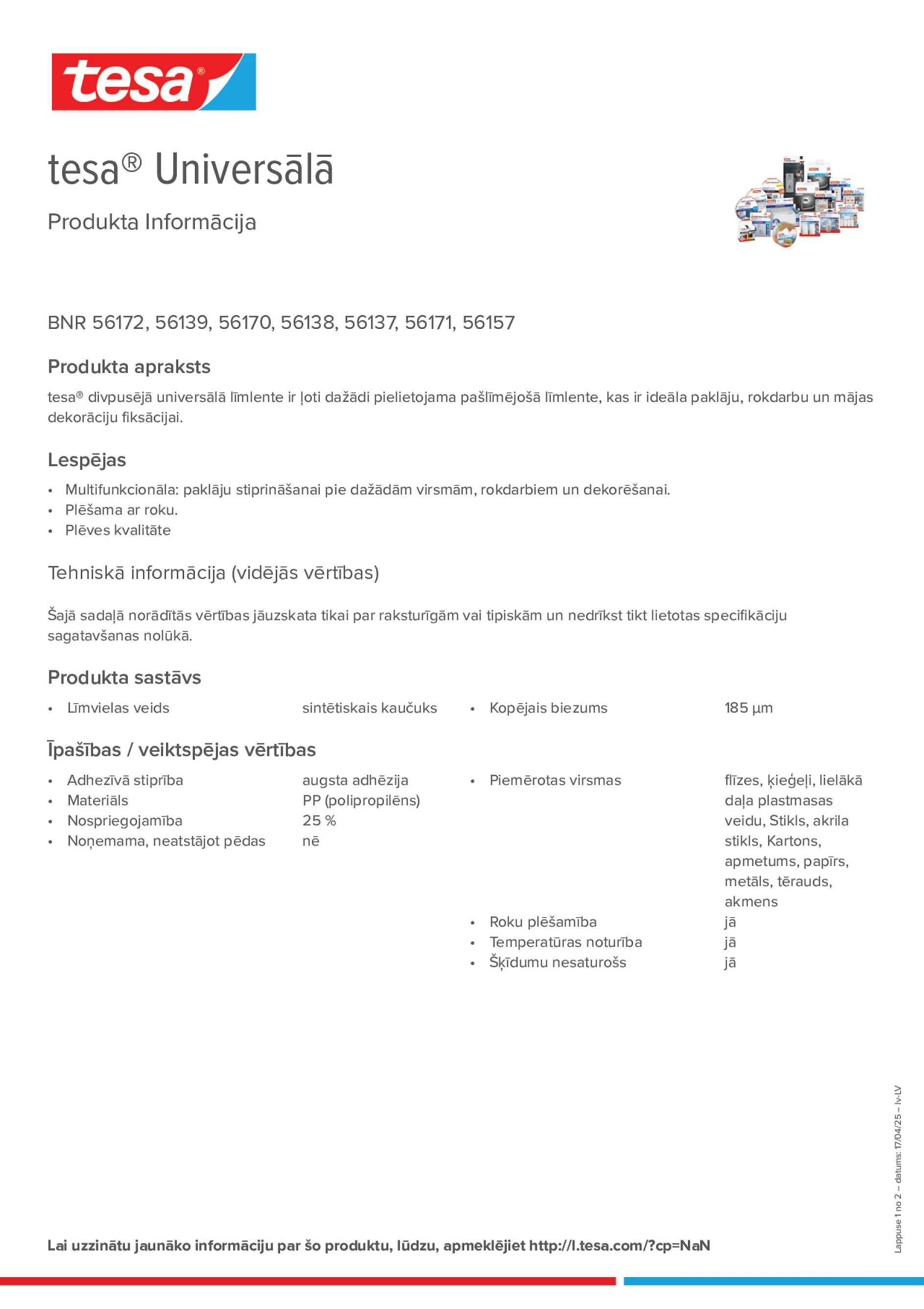 Product information_tesa® 56170_lv-LV