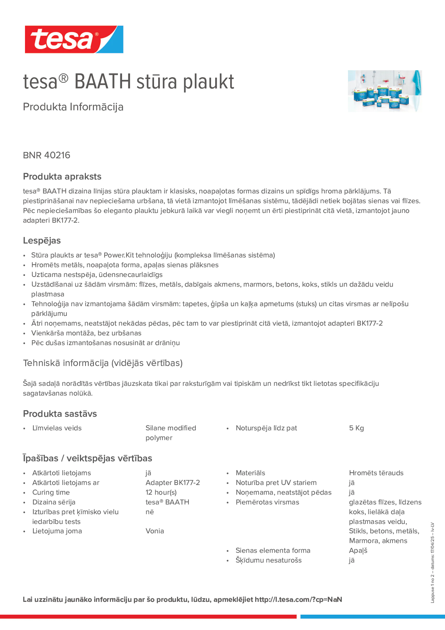 Product information_tesa® 40216_lv-LV