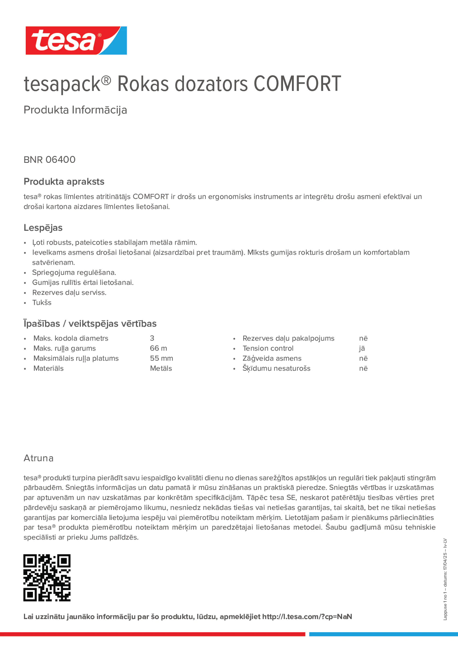 Product information_tesapack® 06400_lv-LV