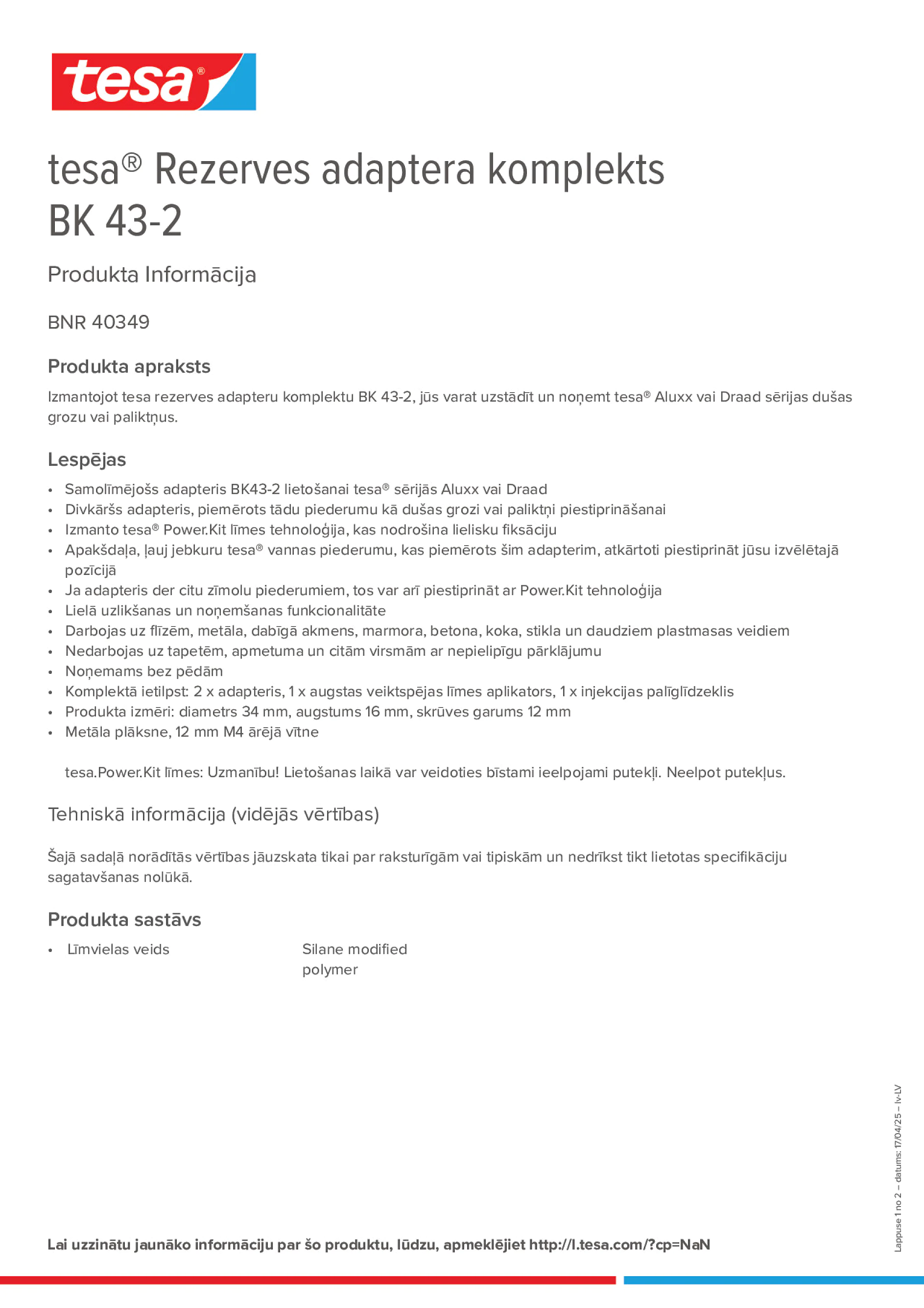 Product information_tesa® 40349_lv-LV