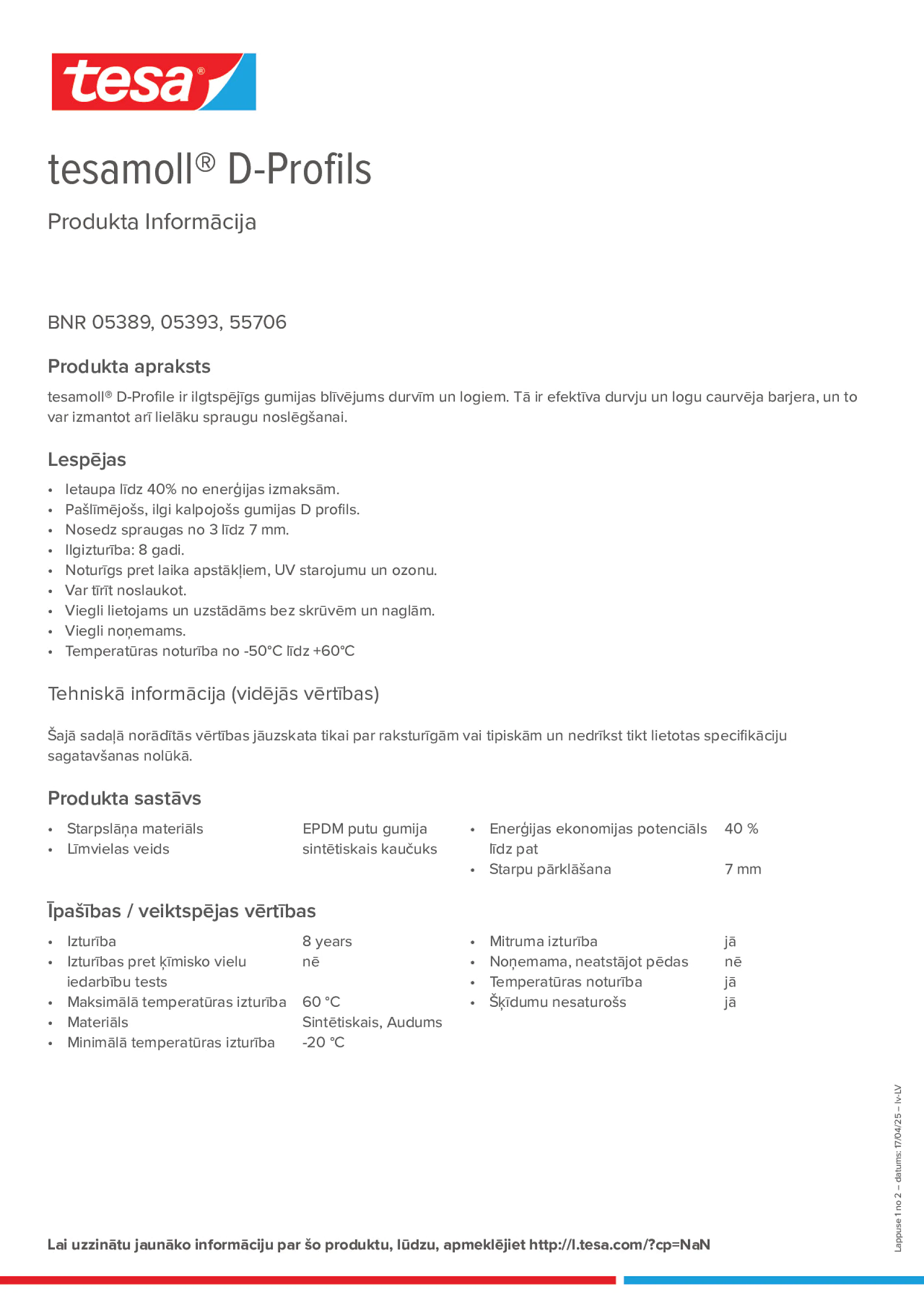 Product information_tesamoll® 5393_lv-LV