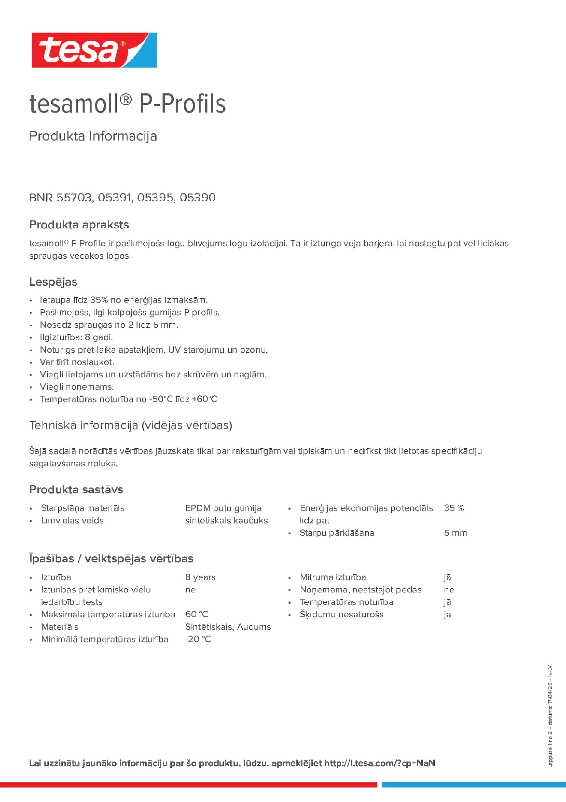 Product information_tesamoll® 5366_lv-LV