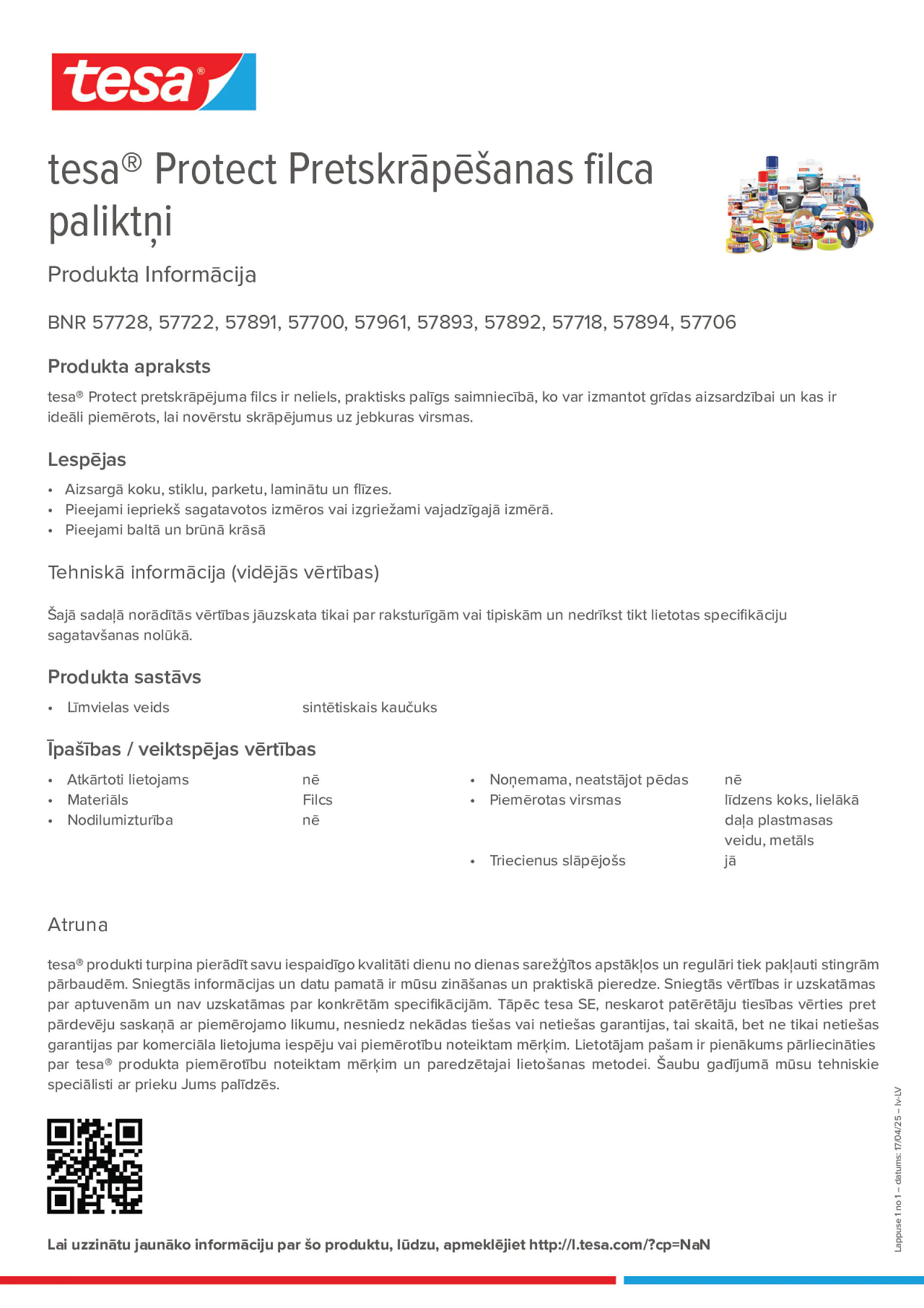 Product information_tesa® Protect 57728_lv-LV