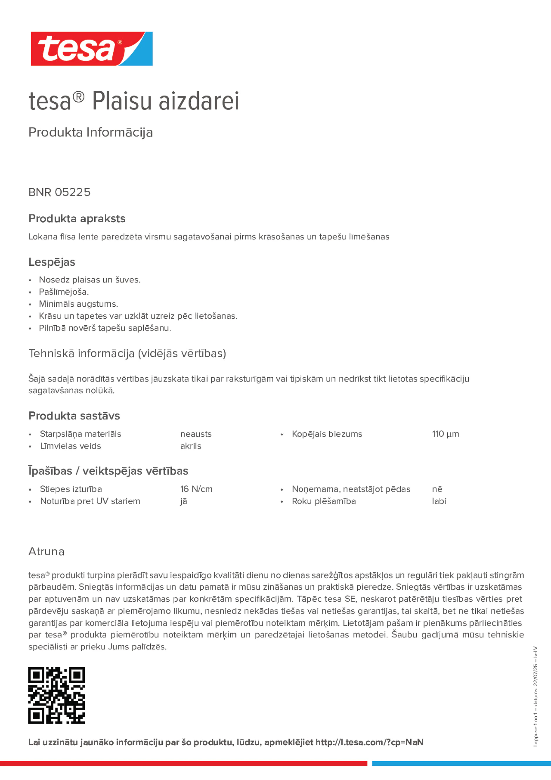 Product information_tesa® 05225_lv-LV