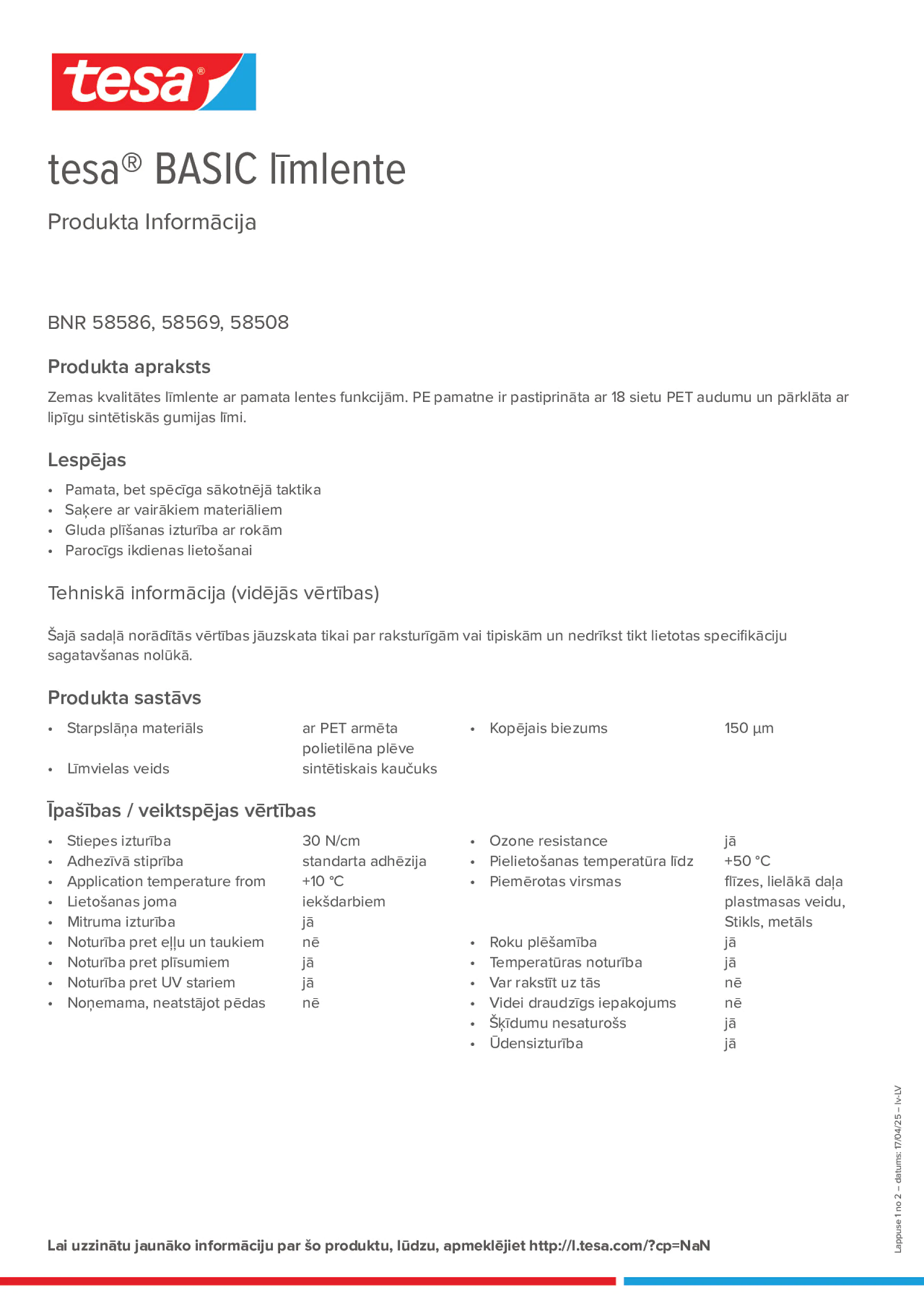 Product information_tesa® 58569_lv-LV