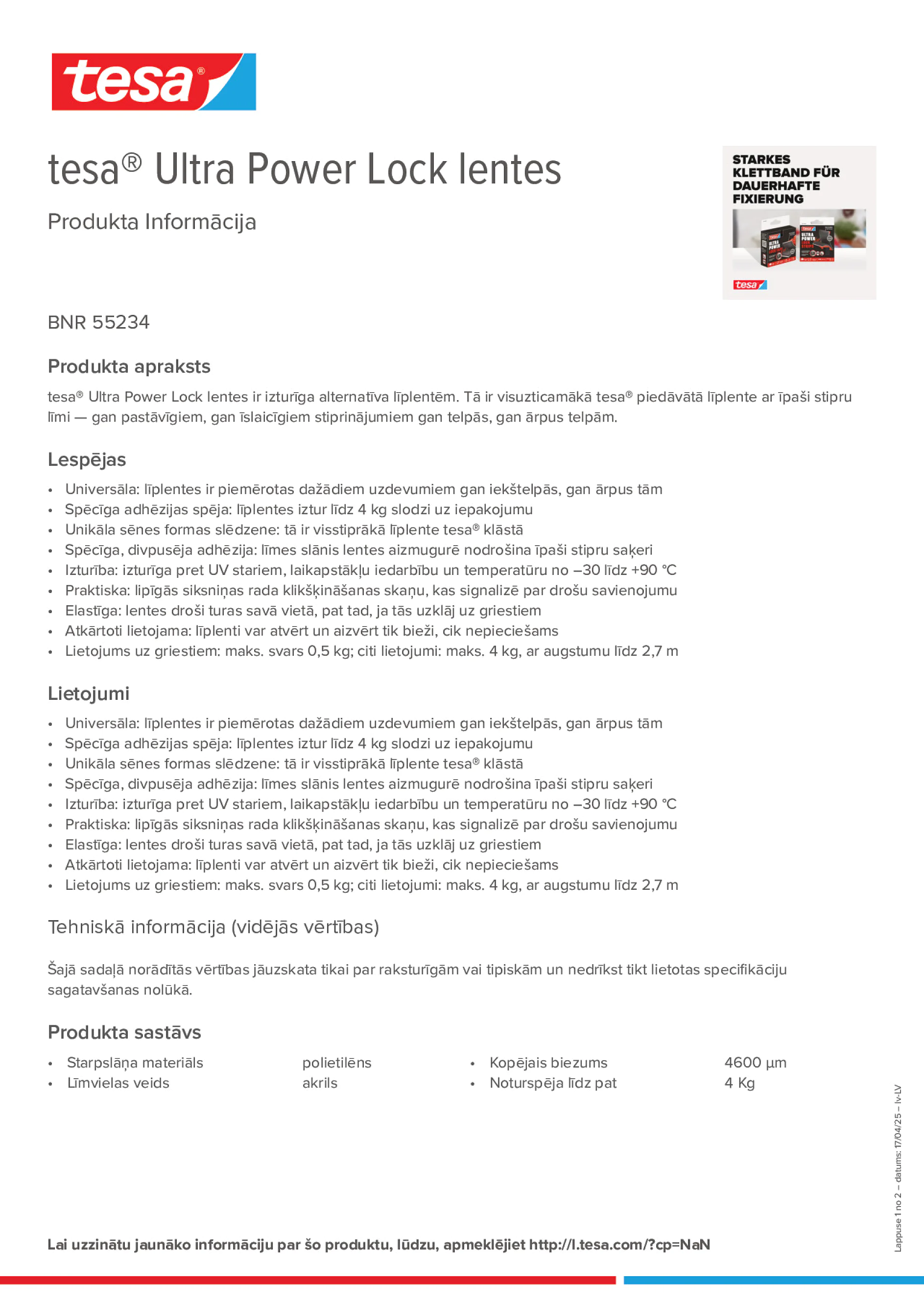 Product information_tesa® 55234_lv-LV