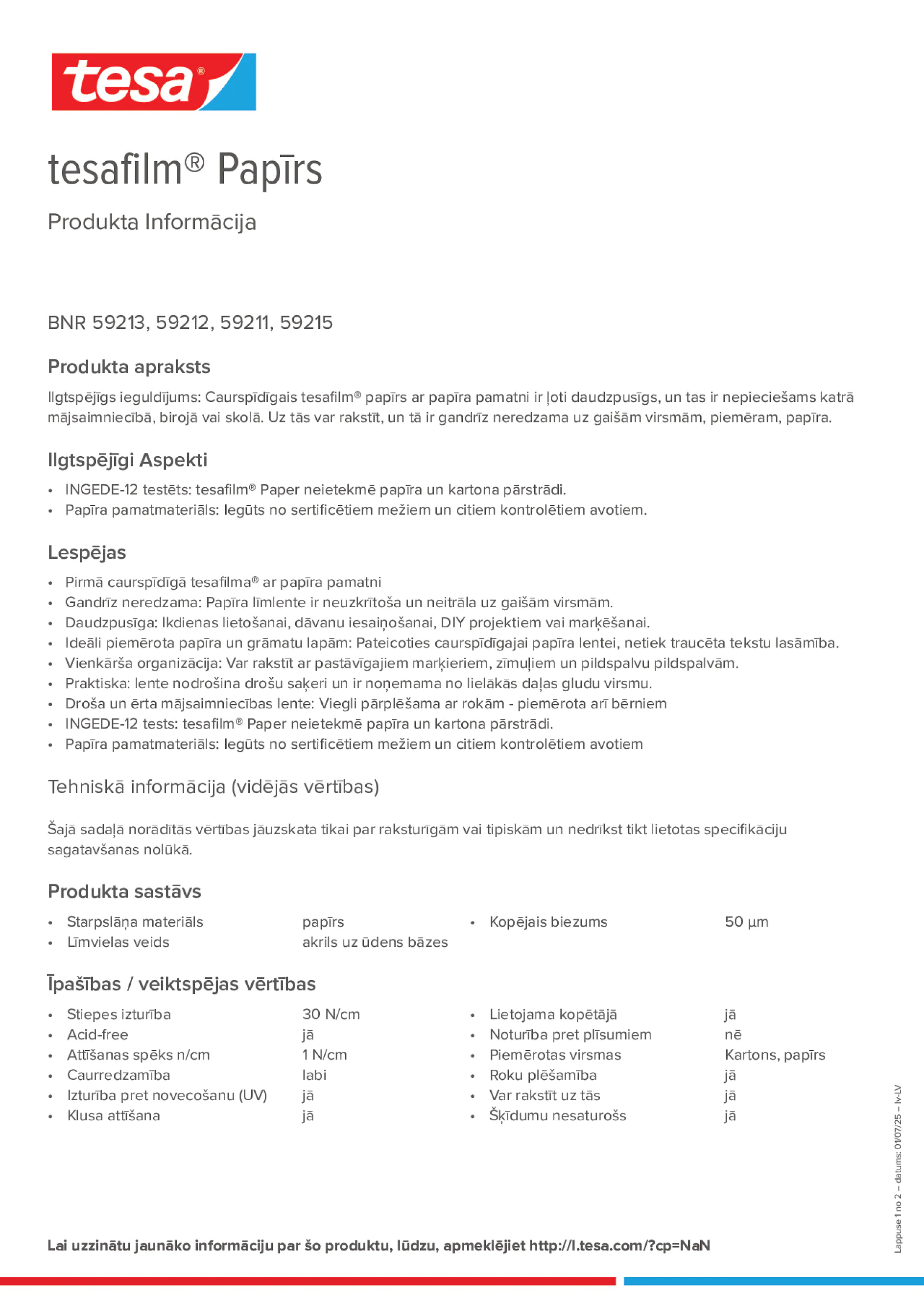 Product information_tesafilm® 59213_lv-LV