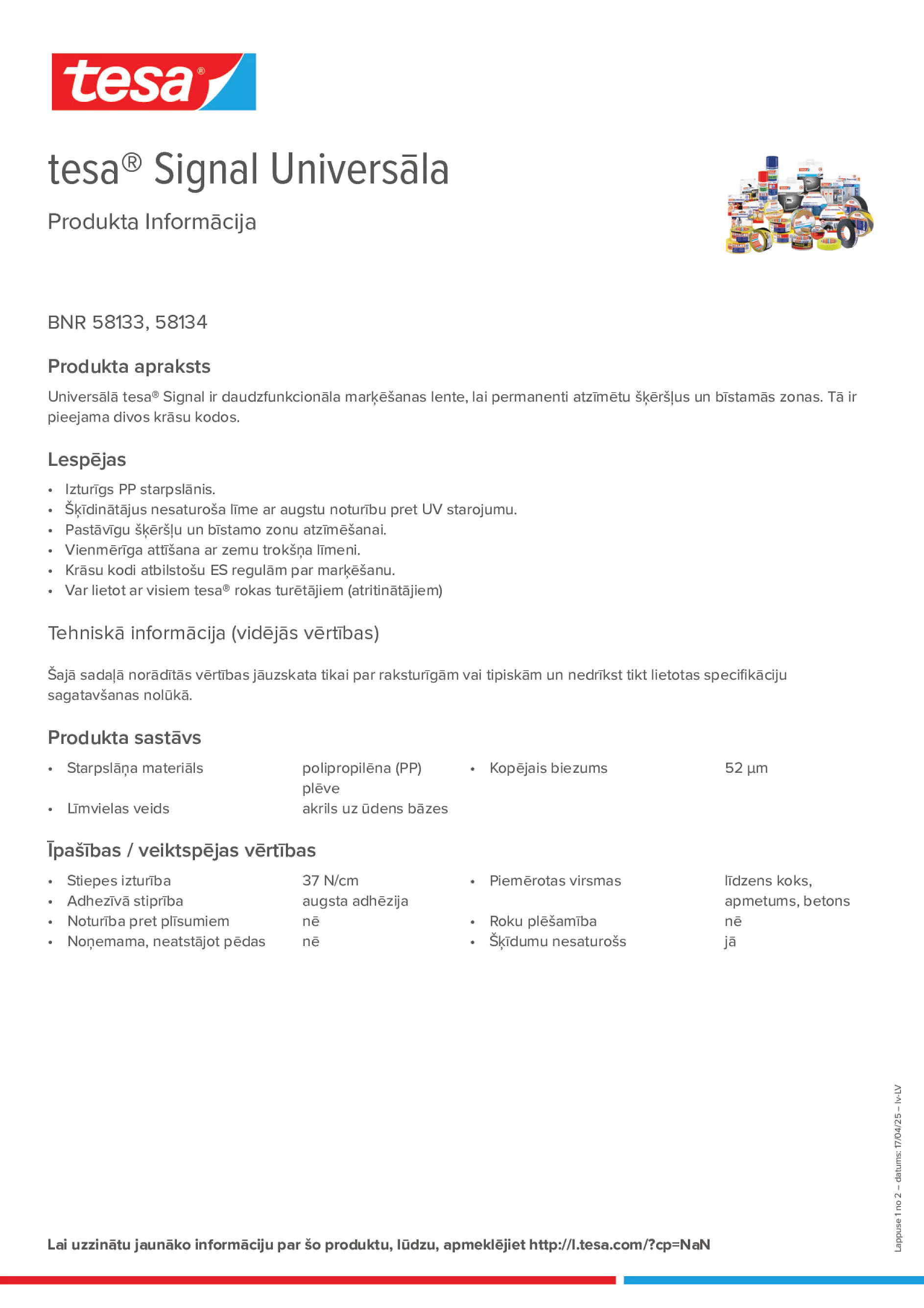 Product information_tesa® 58134YLBK_lv-LV
