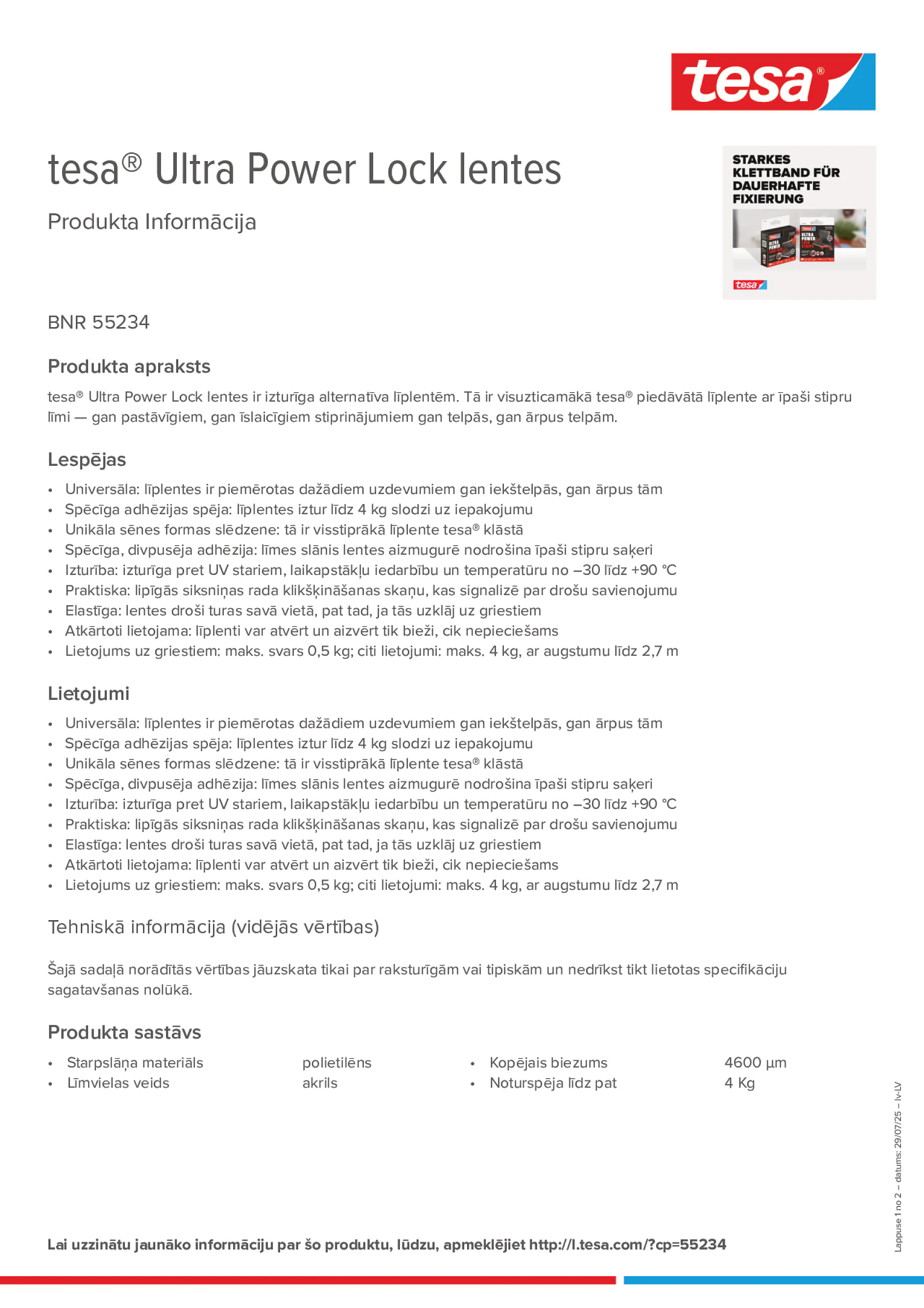 Product information_tesa® 55234_lv-LV