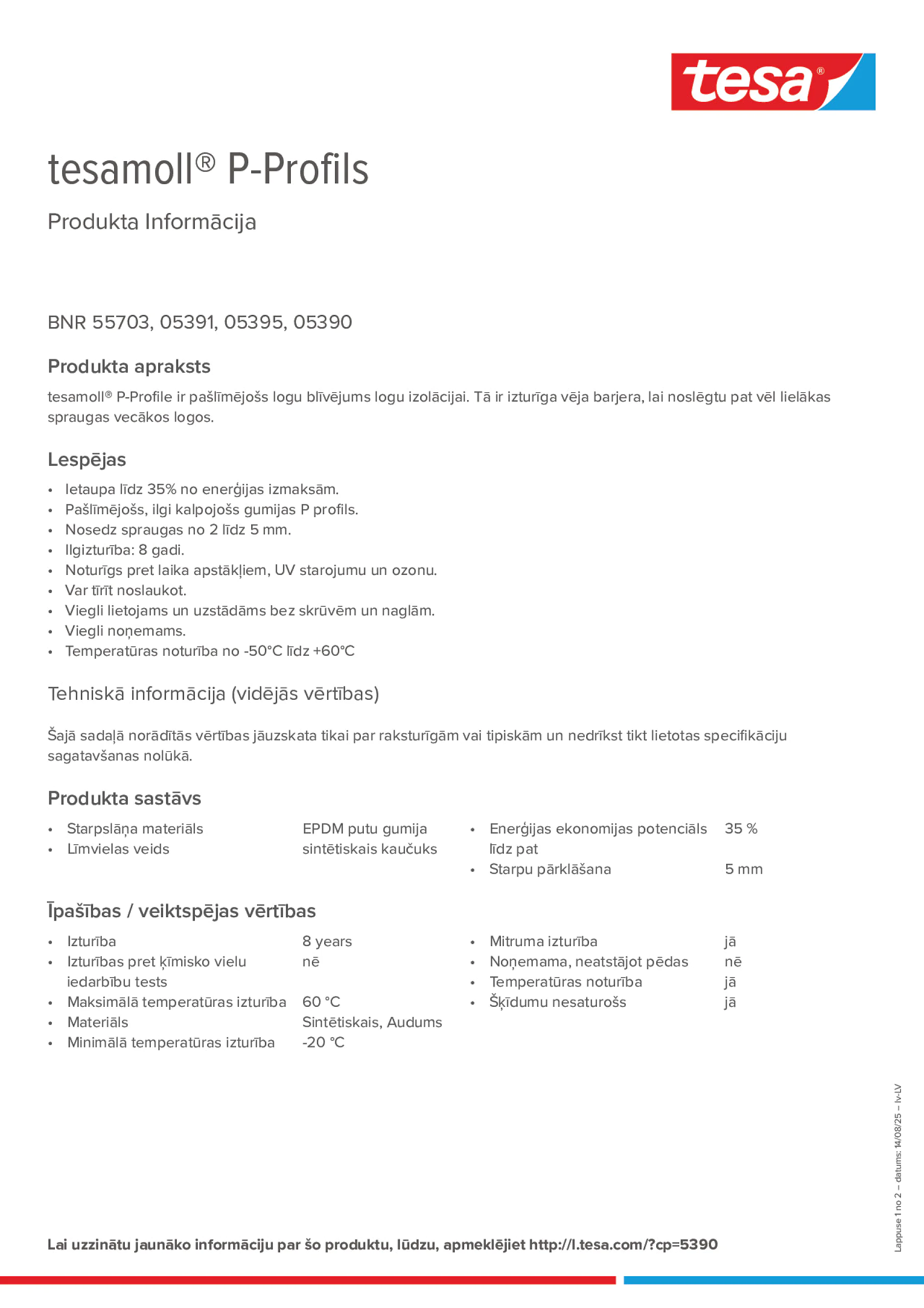 Product information_tesamoll® 5366_lv-LV
