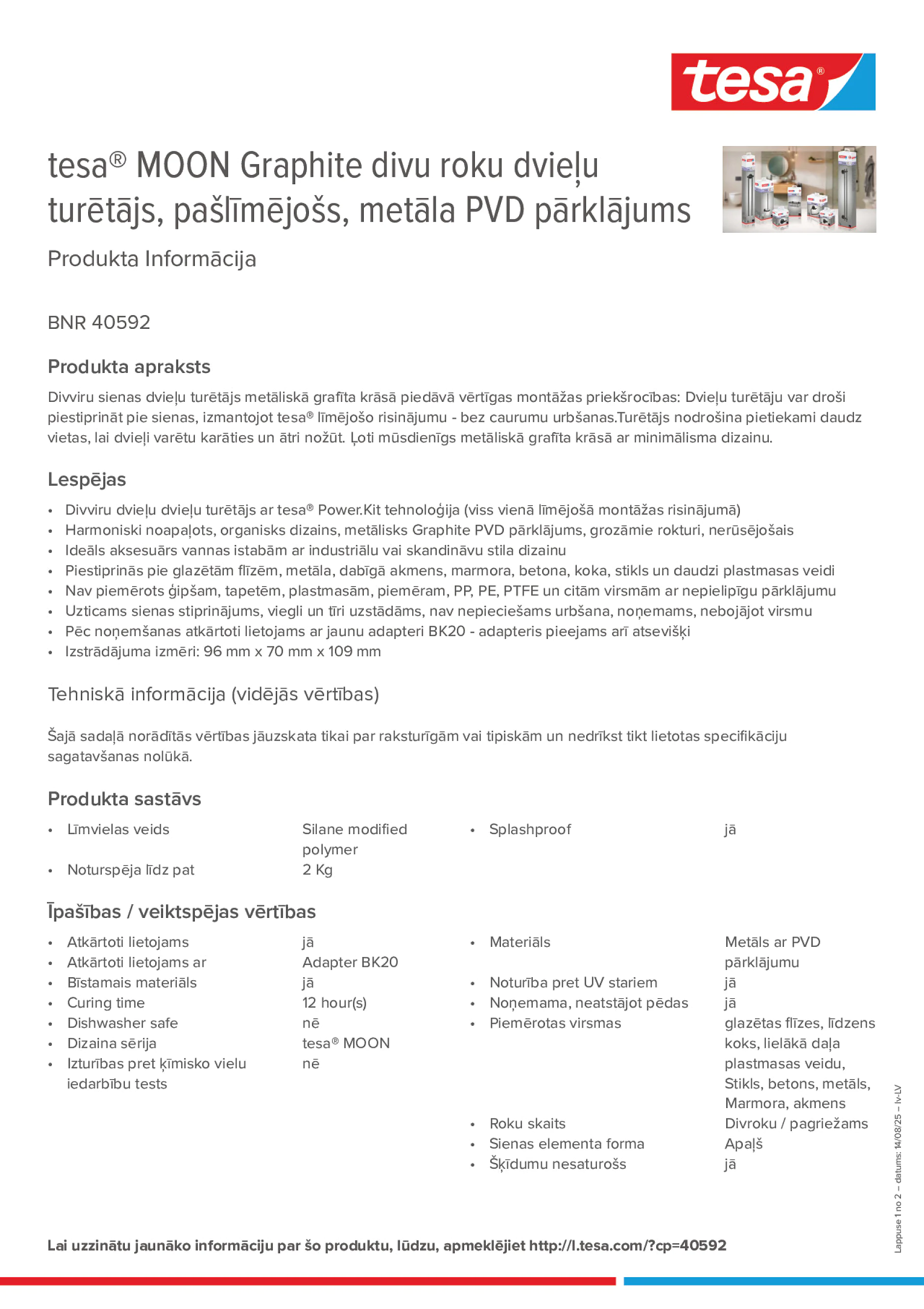 Product information_tesa® 40592_lv-LV