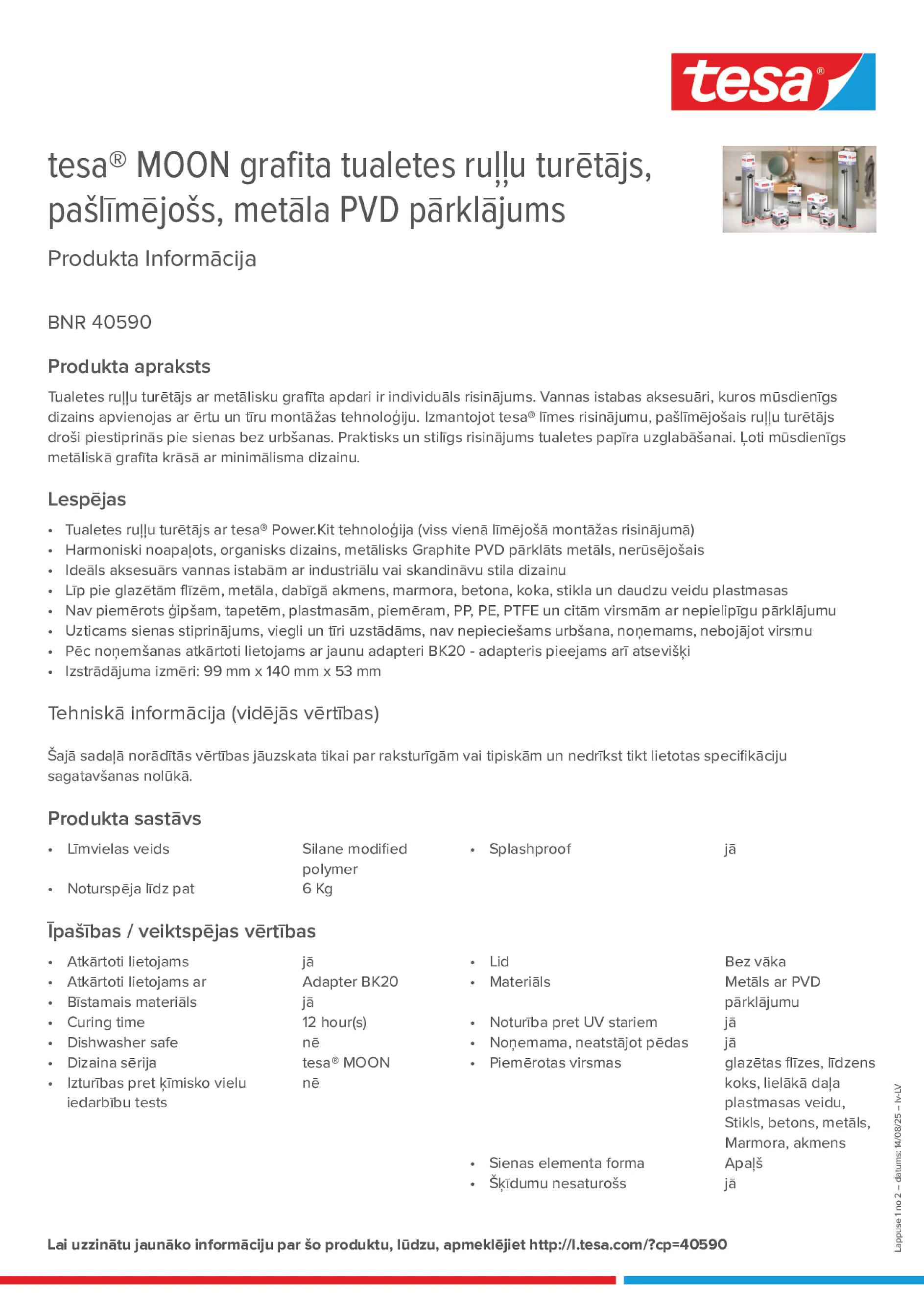 Product information_tesa® 40590_lv-LV