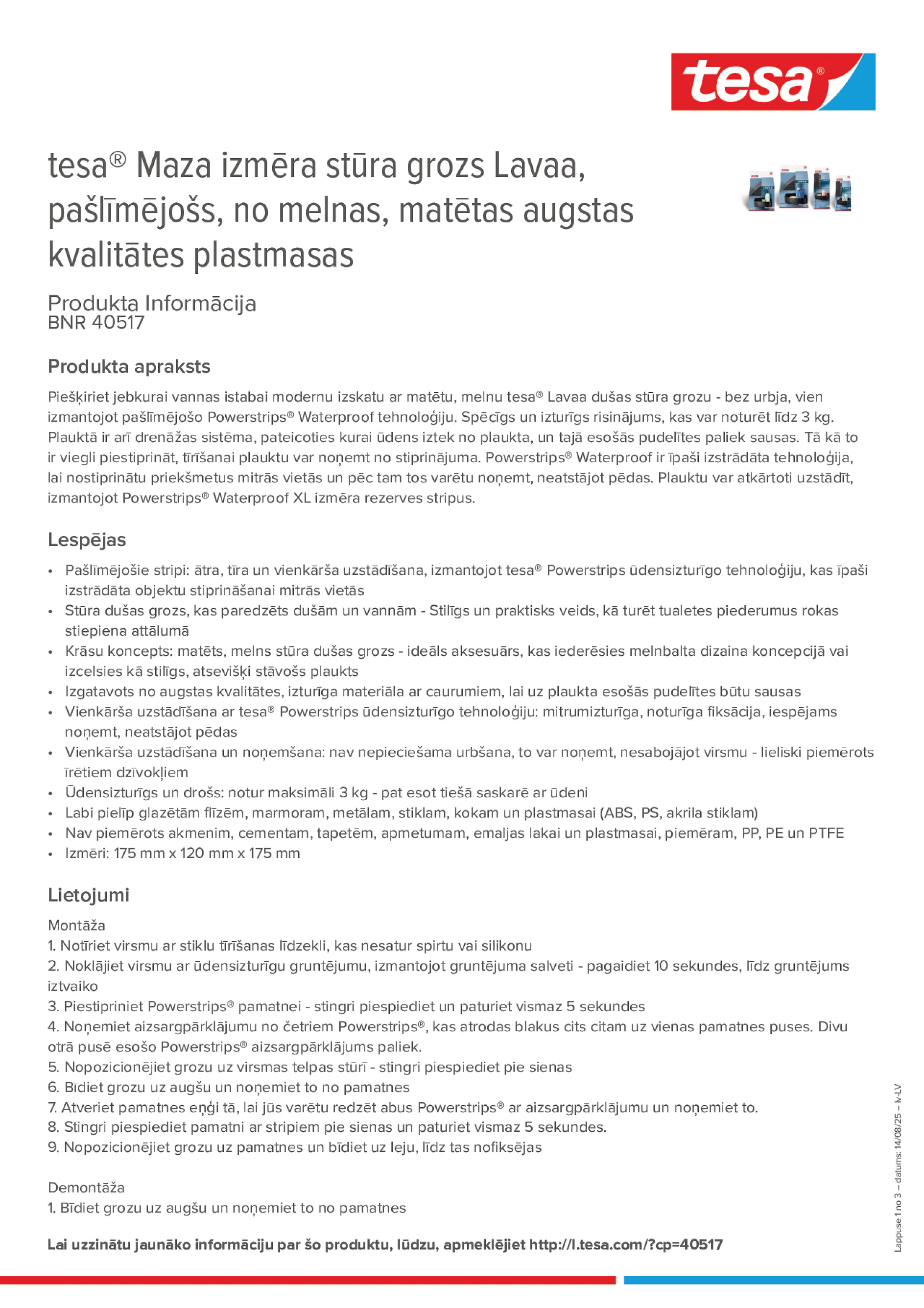 Product information_tesa® 40517_lv-LV