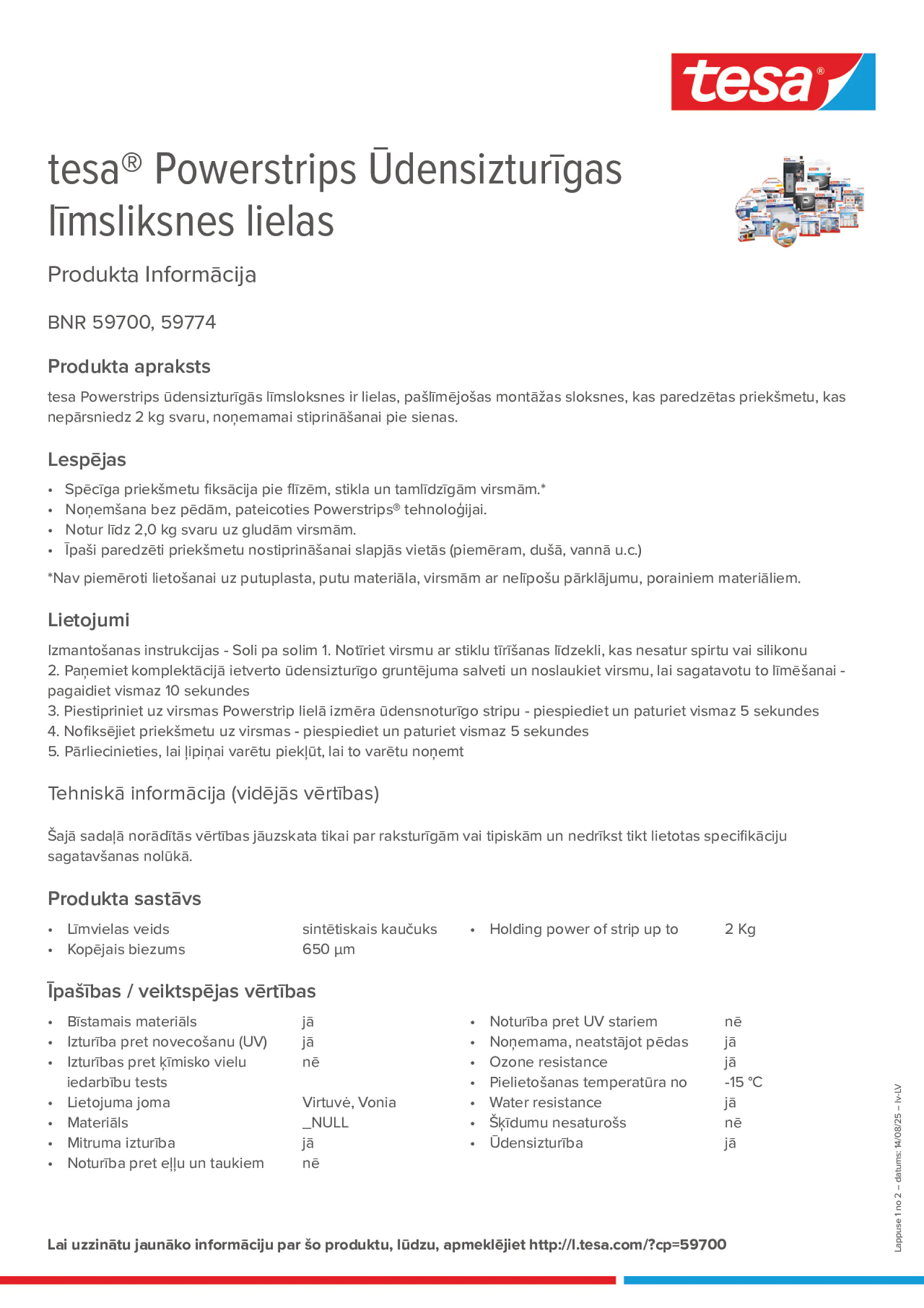 Product information_tesa® Powerstrips 59700_lv-LV