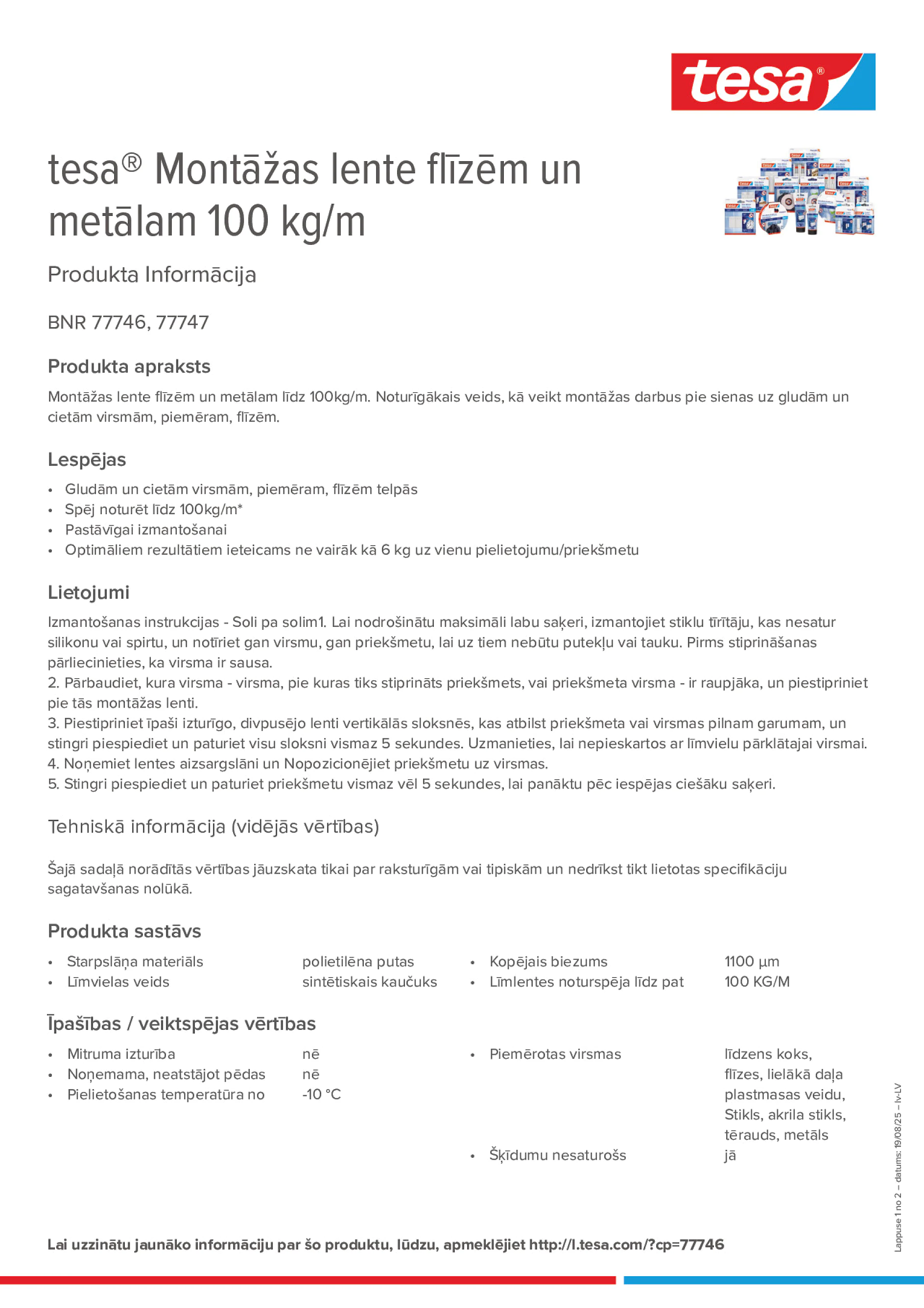 Product information_tesa® 77746_lv-LV