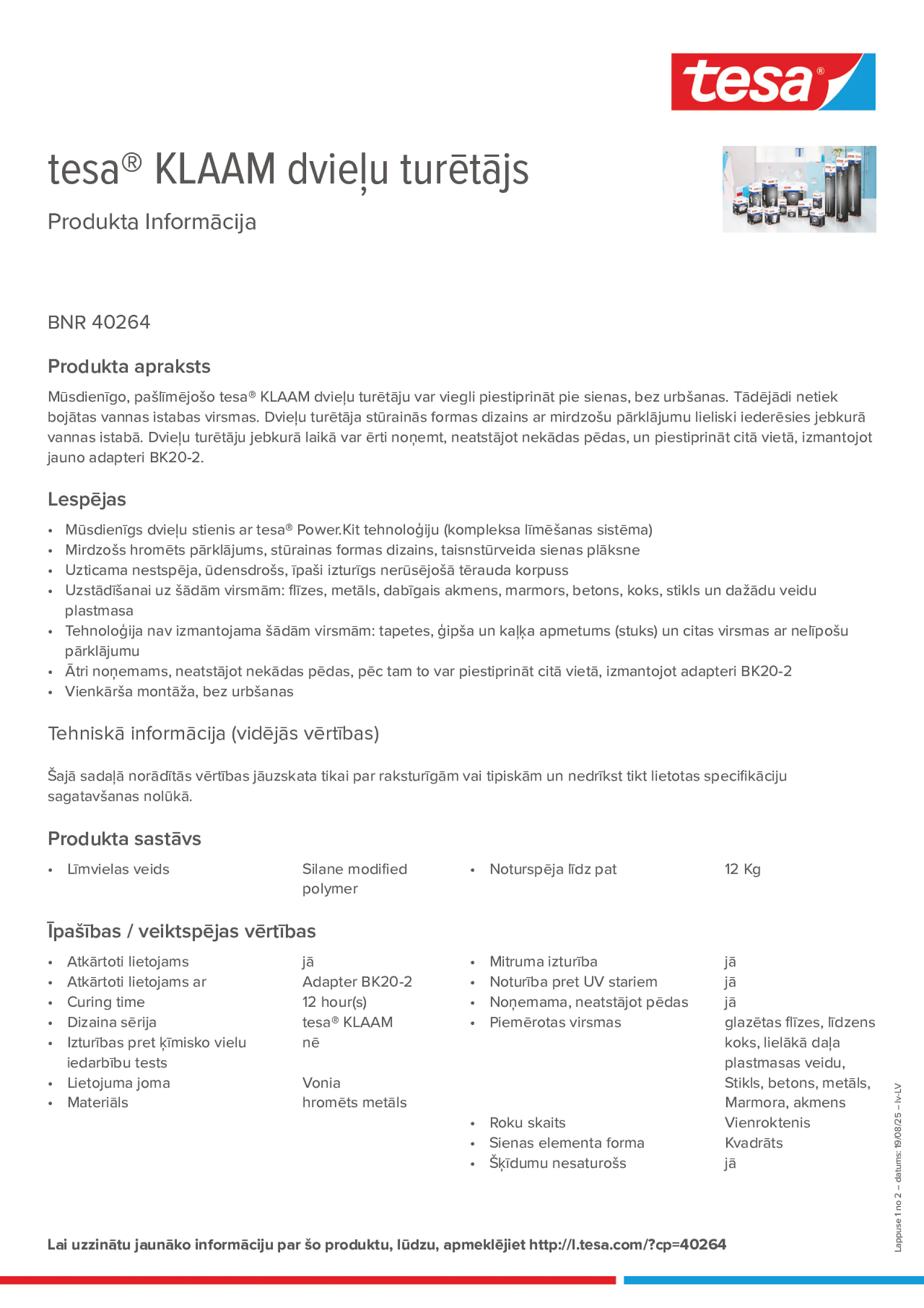 Product information_tesa® 40264_lv-LV