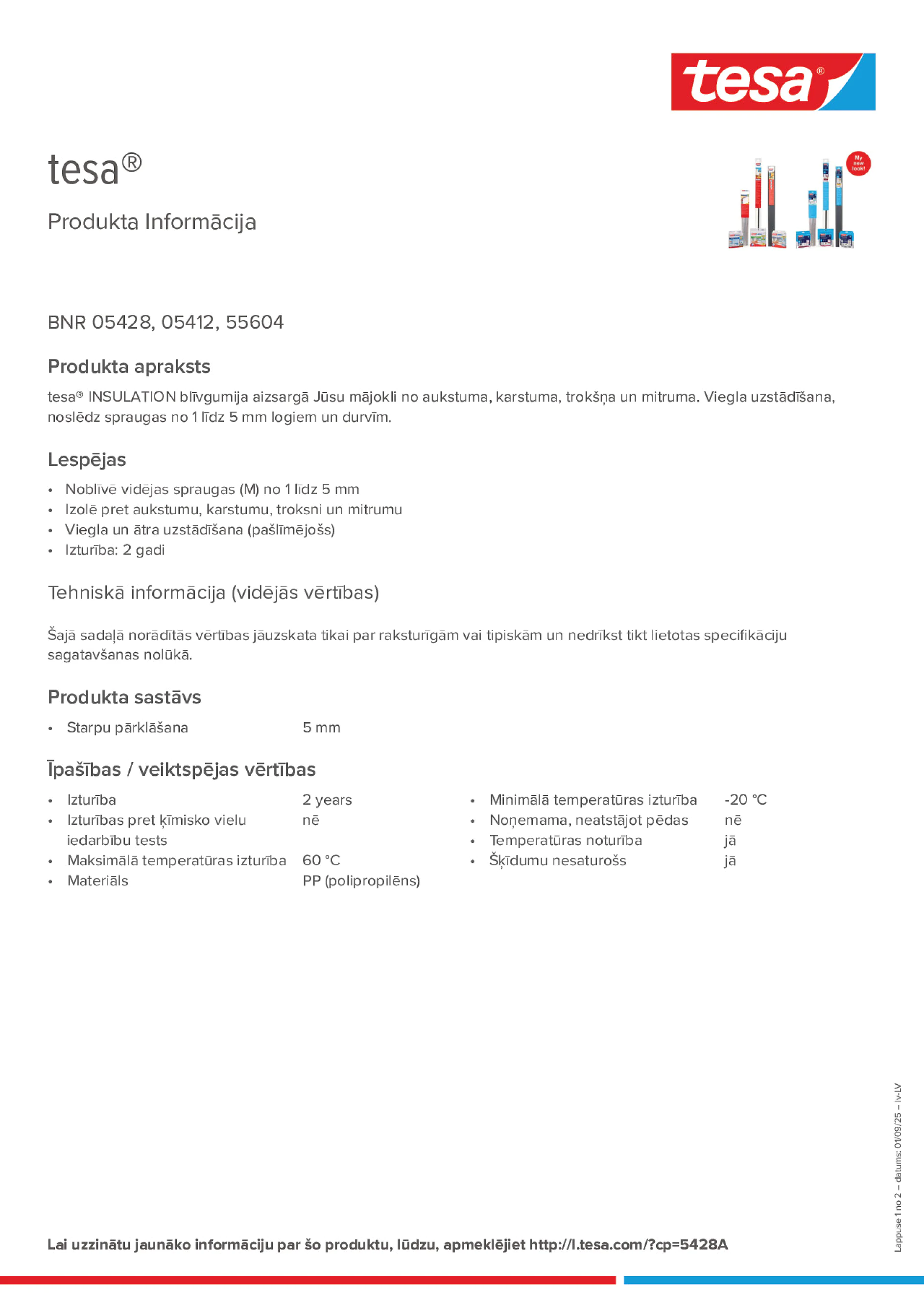 Product information_tesa® 05428_lv-LV