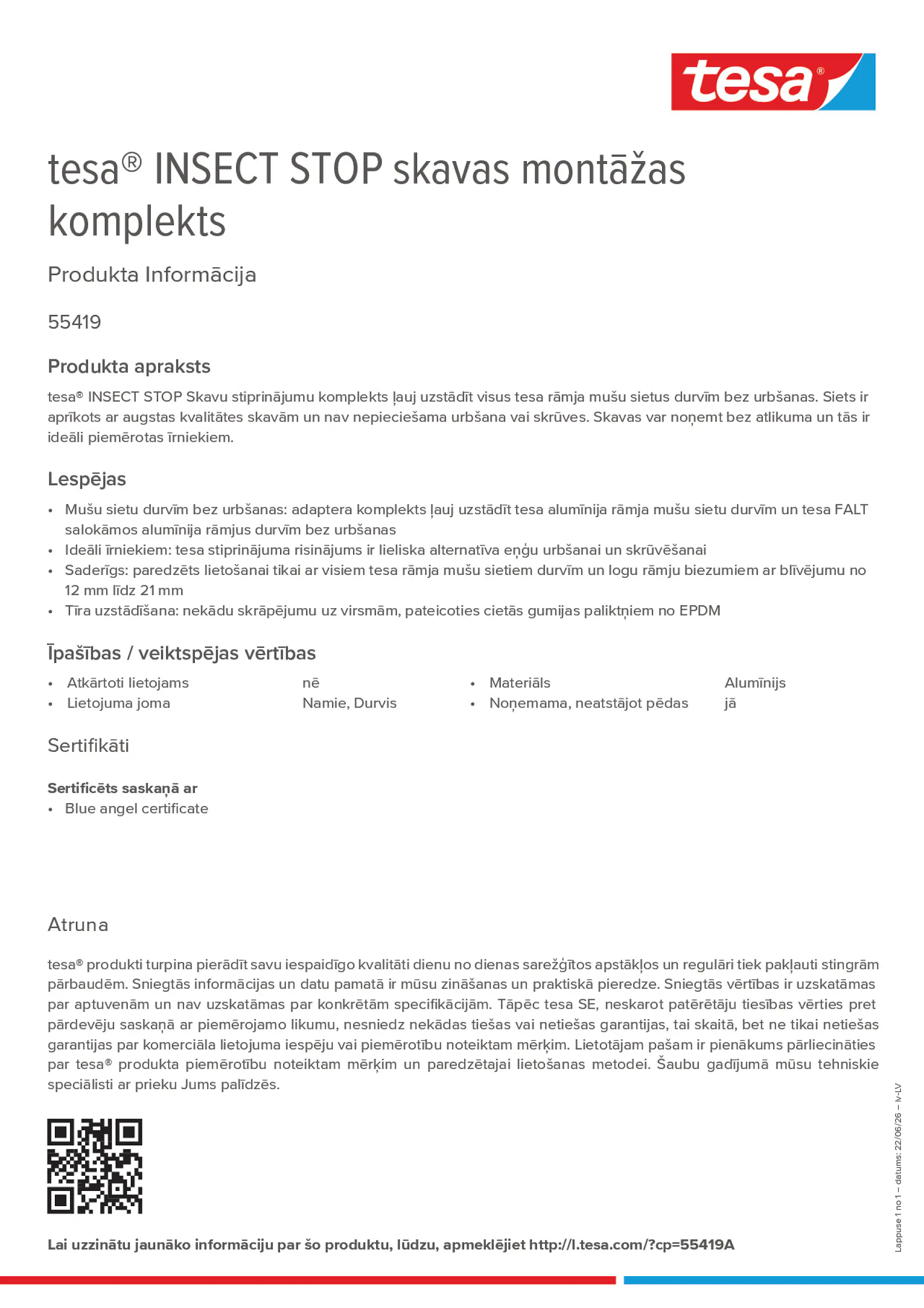 Product information_tesa® 55419A_lv-LV
