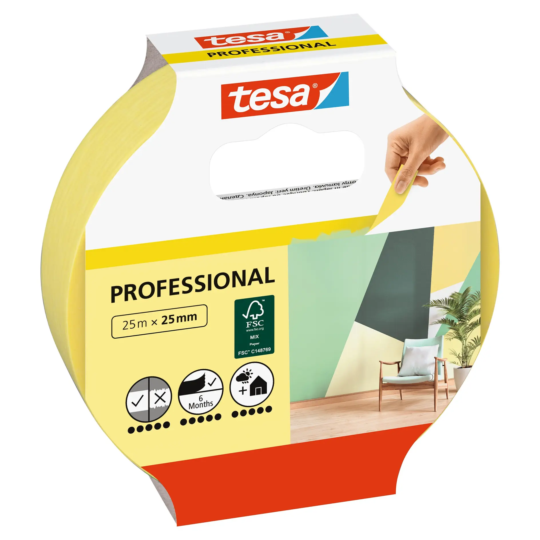 [en-en] tesa Professional, 25m x 25mm (Consumer)
