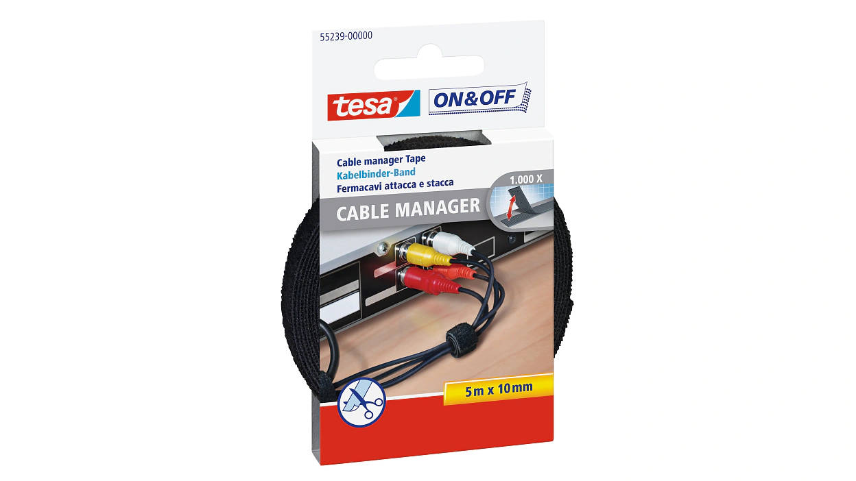 [en-en] ON&amp;OFF CABLE MANAGER 5M:10MM BLACK